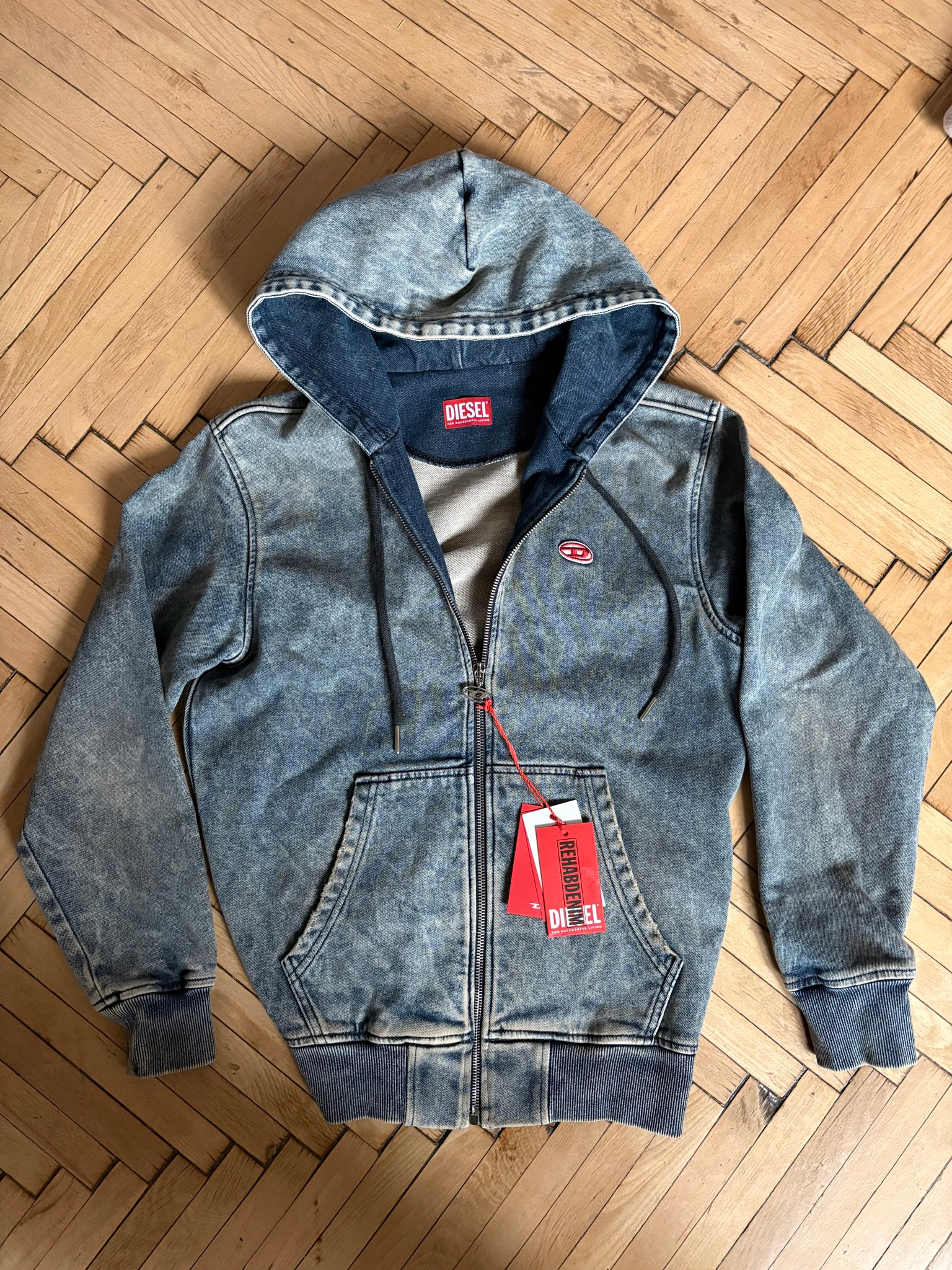 Diesel Denim hoodie, миниатюра 1
