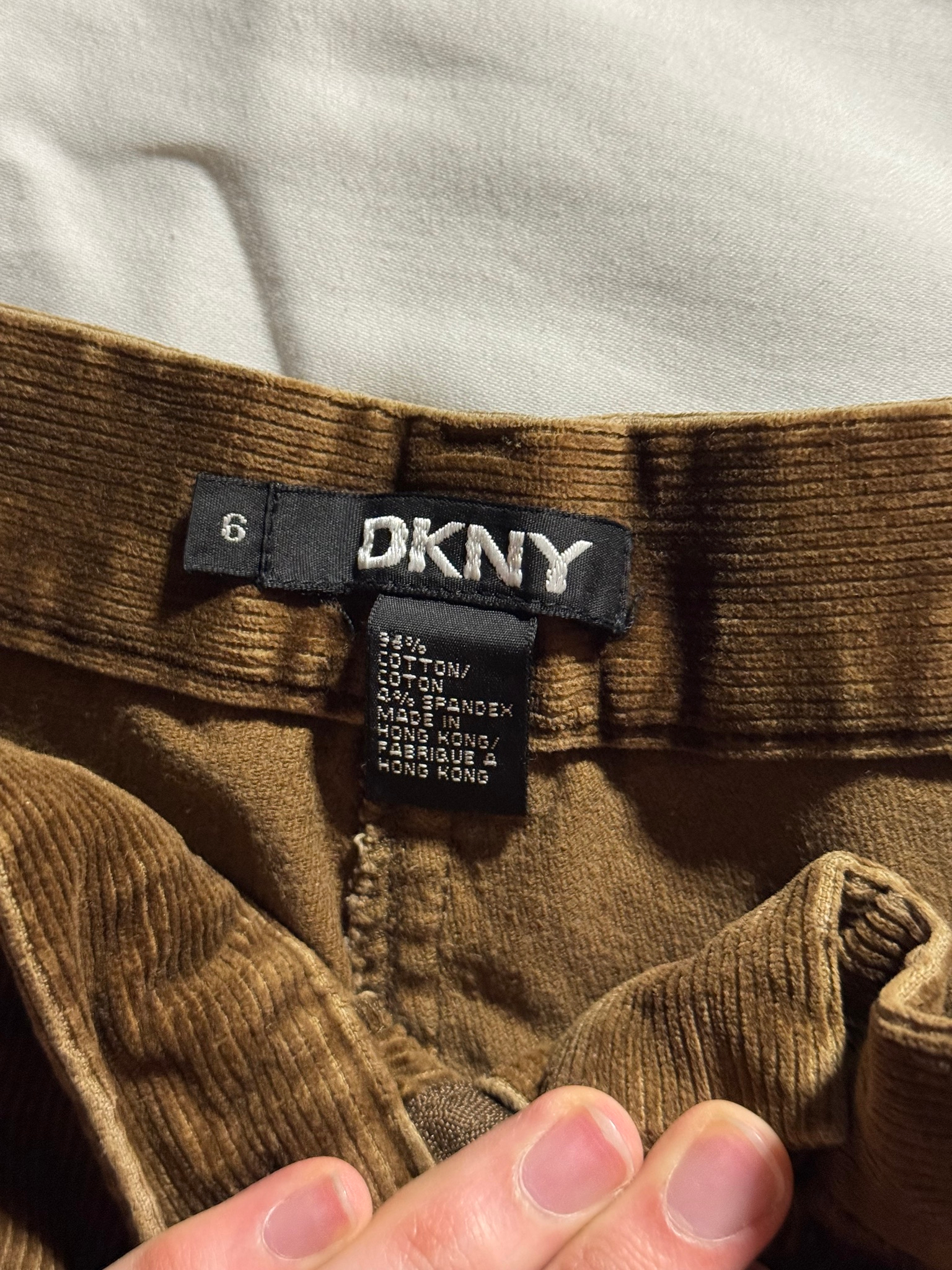 DKNY Вельветовые джинсы, миниатюра 2