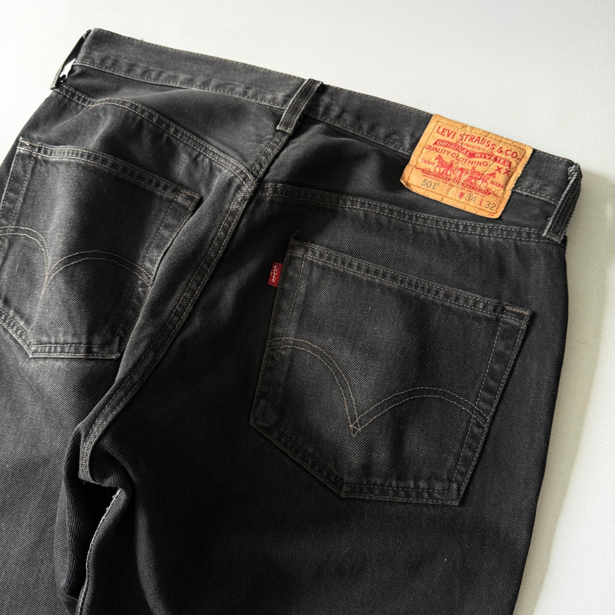 Levi's 2006 Vtg OG Black Washes 501, миниатюра 10