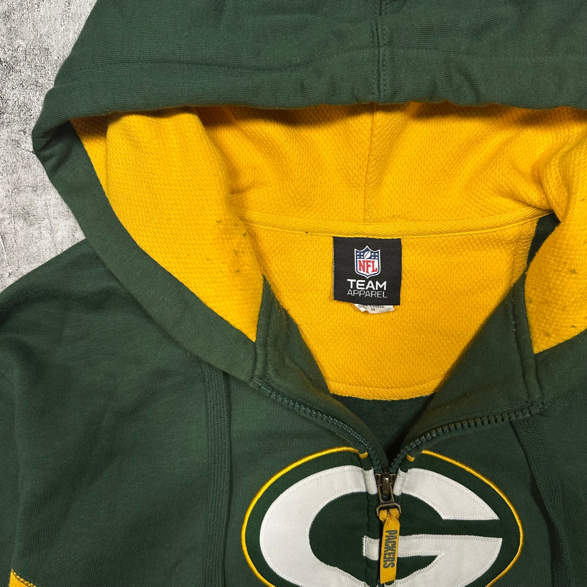 NFL Packers green zip hoodie, миниатюра 3