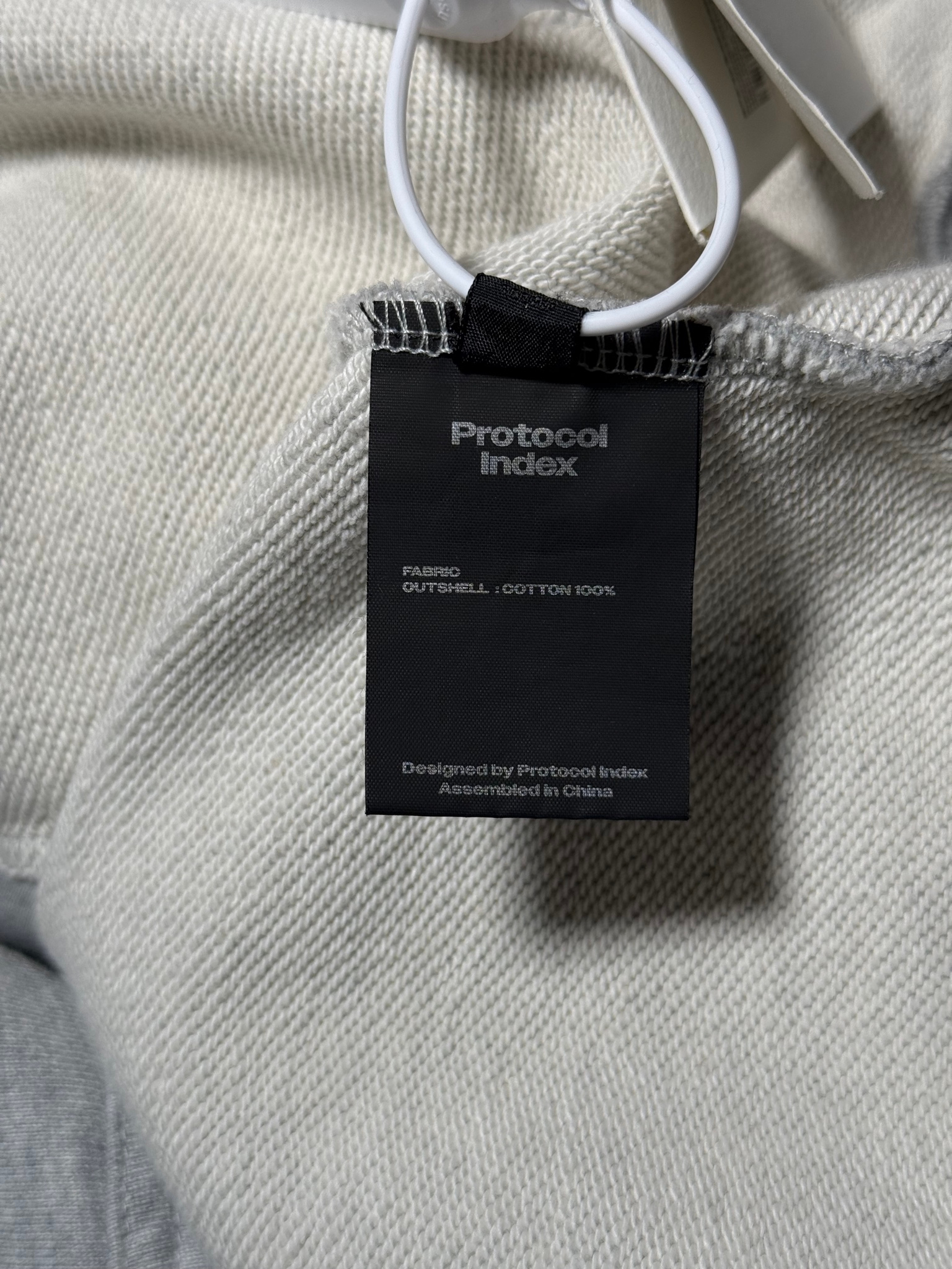 Protocol Index ARMY Reconstructed Sweatshirts Melange Grey Zip Hoodie, миниатюра 10