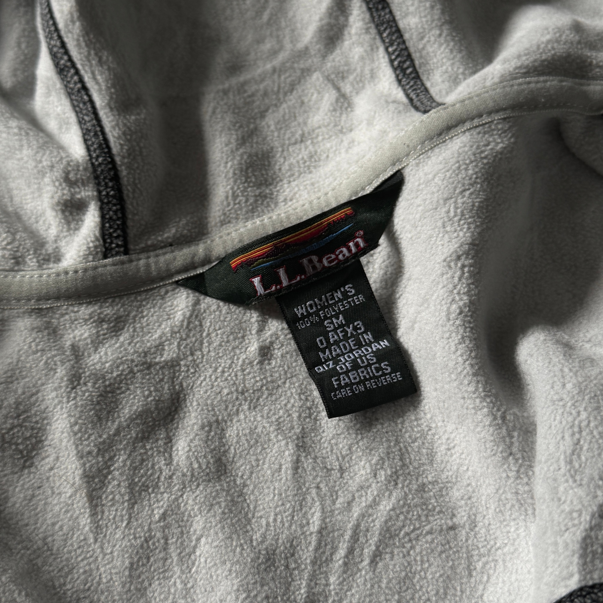 L.L.Bean x Polartec 2000s Vtg Gorpcore Fleece Zip Jacket, миниатюра 6