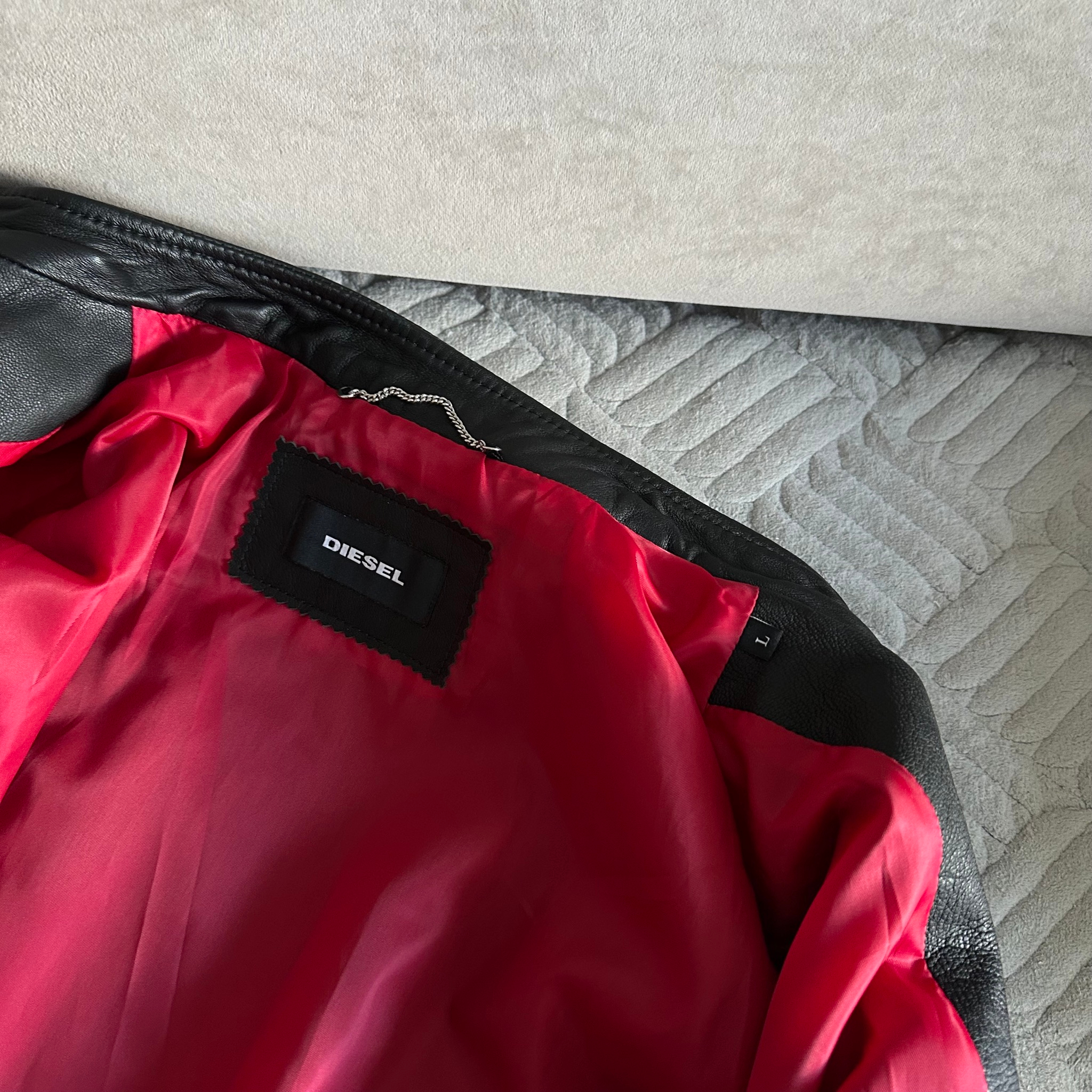 Diesel Leather Jacket, миниатюра 14