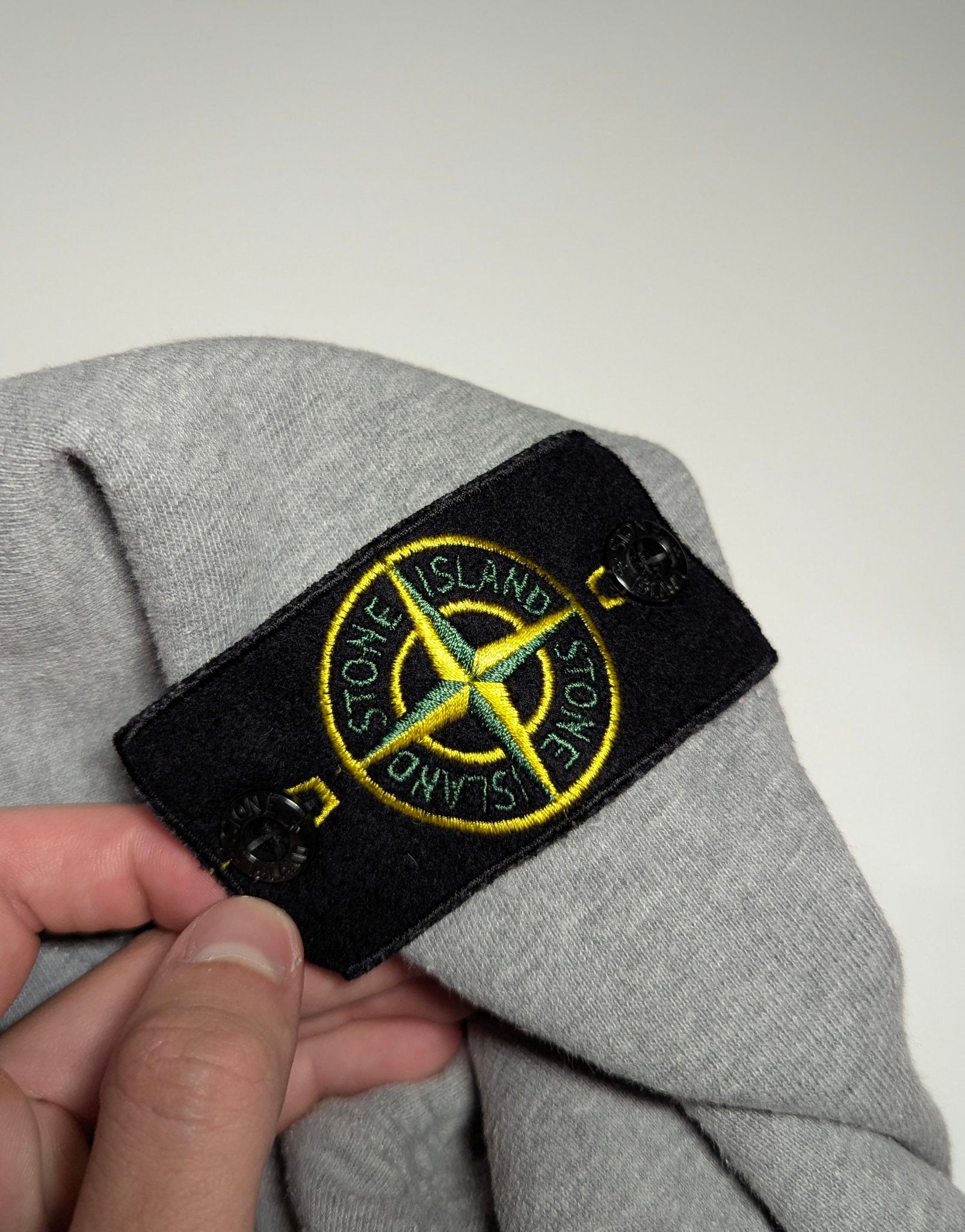 Stone Island Logo Patch Hoodie, миниатюра 8