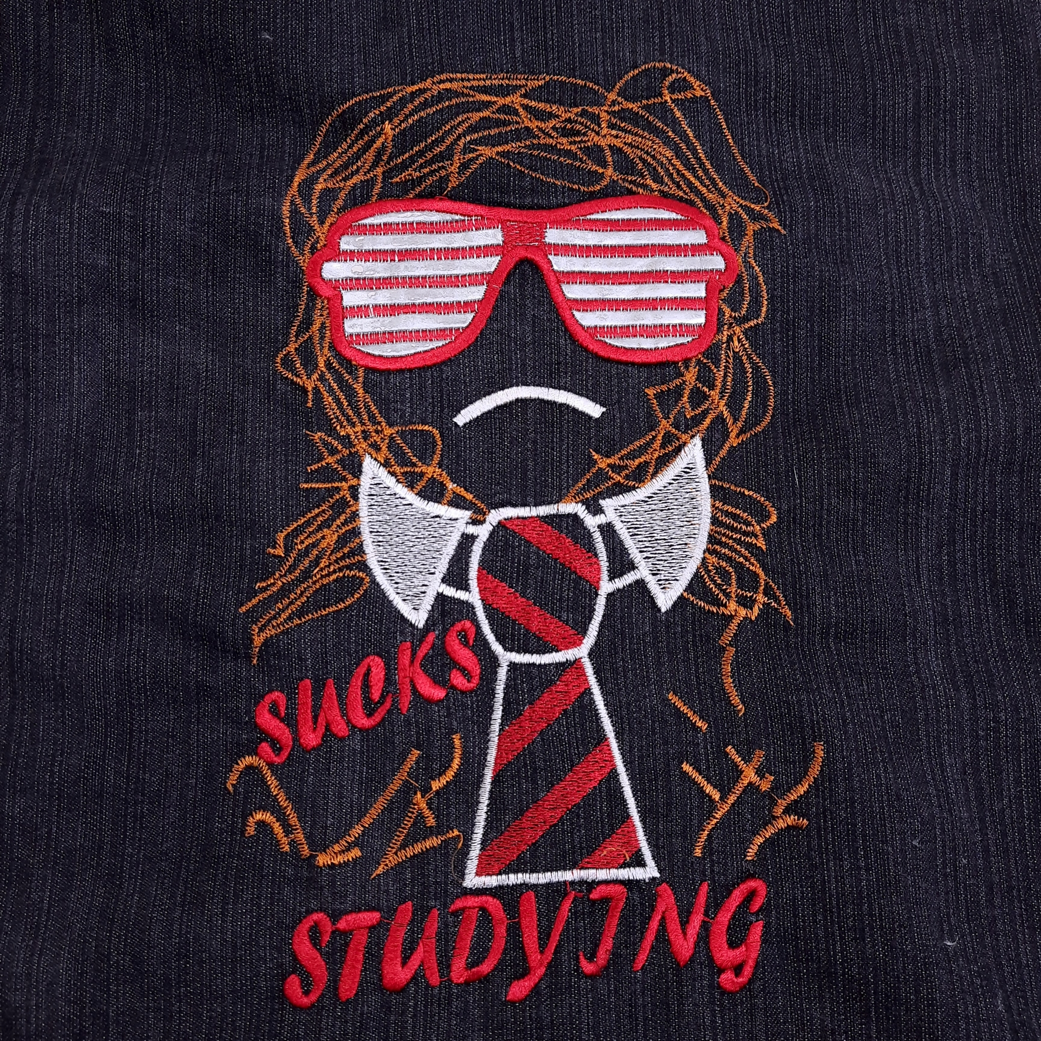 Sucks Studying Baggy Fit Jeans Vintage, миниатюра 6