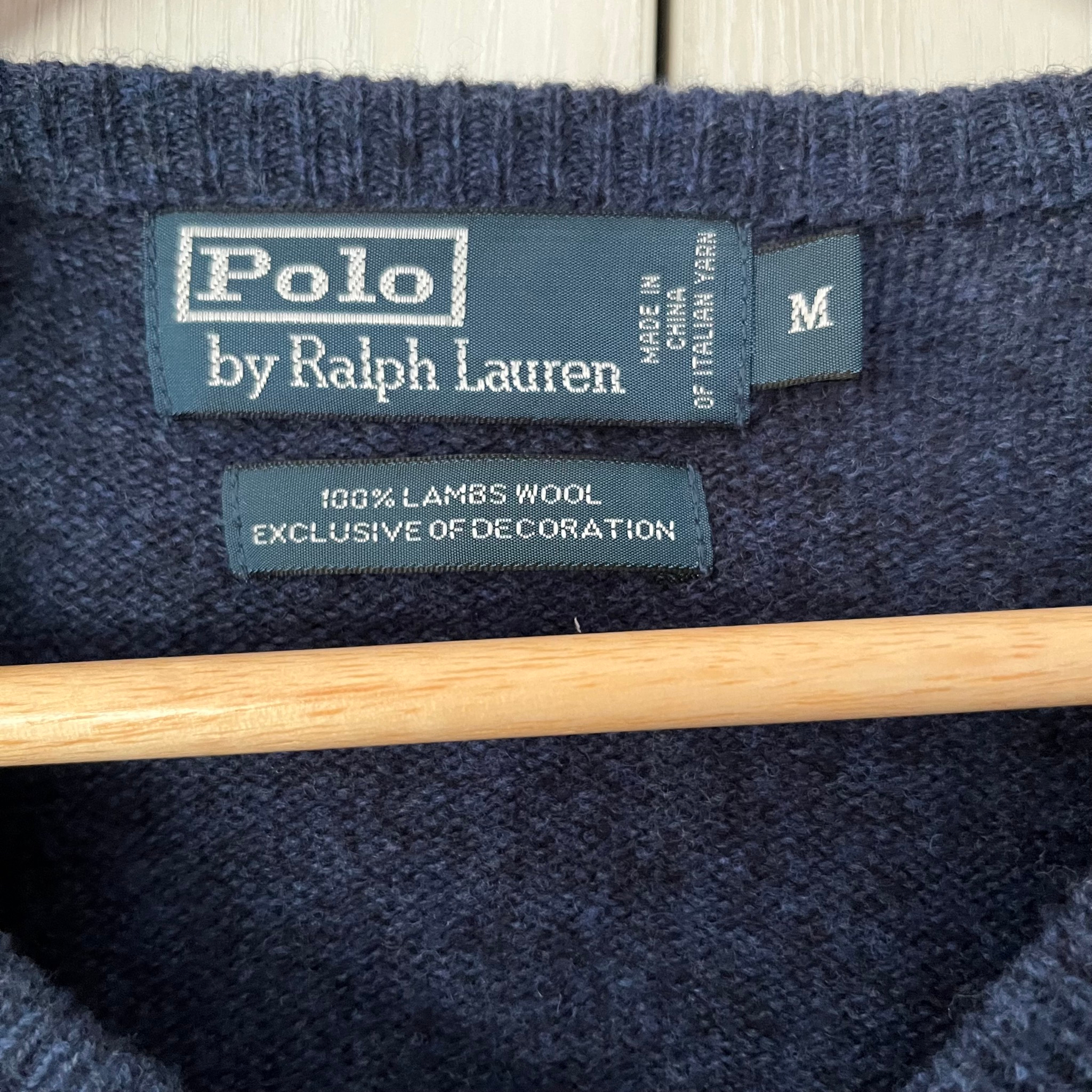Polo Ralph Lauren шерстяной свитер vintage, миниатюра 3