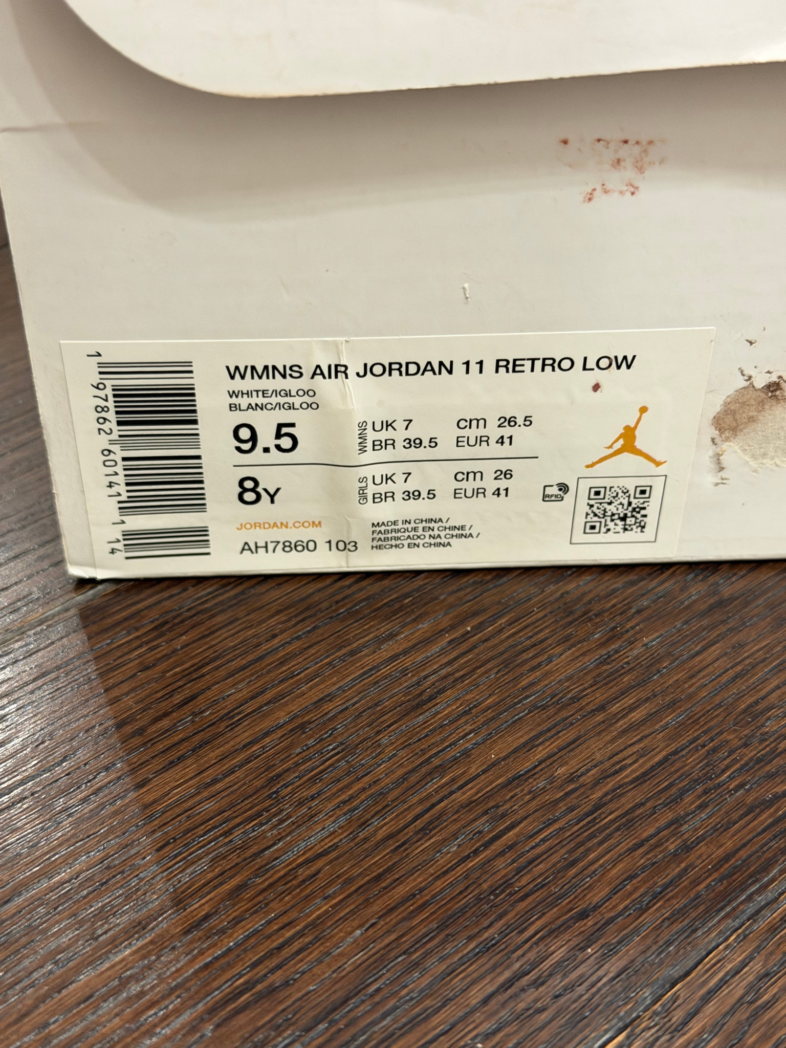 Nike x Air Jordan Air Jordan 11 Low Igloo Mint, миниатюра 7