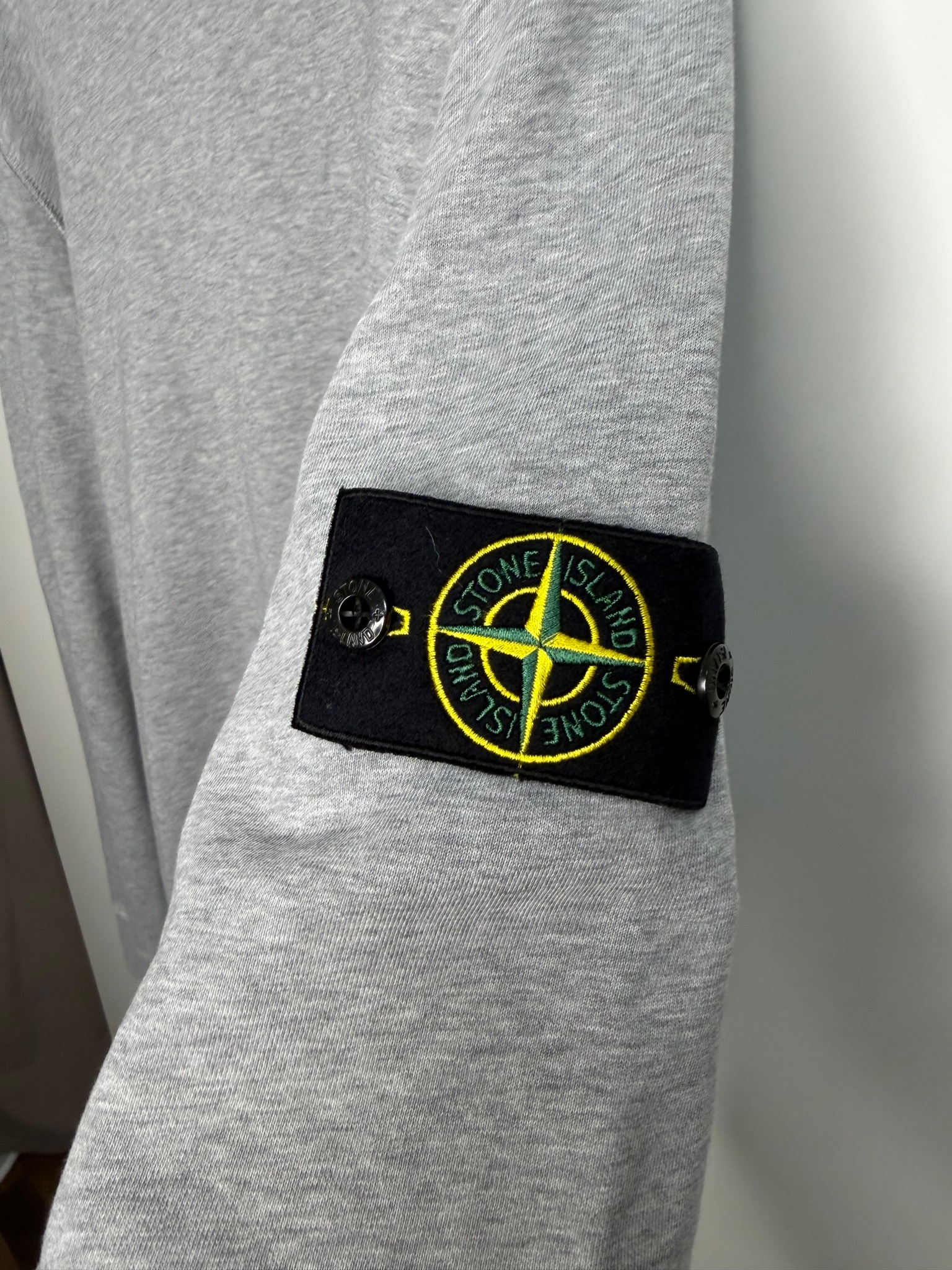Stone Island Grey Sweater SS22, миниатюра 4
