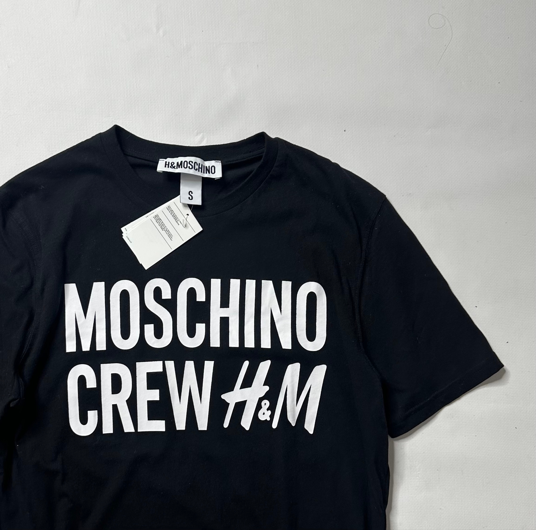 Moschino x H&M Slim black t-shirt, миниатюра 6