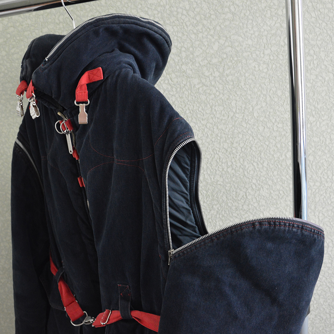 Armani Jeans AW93 Modular Bondage Jacket, миниатюра 8
