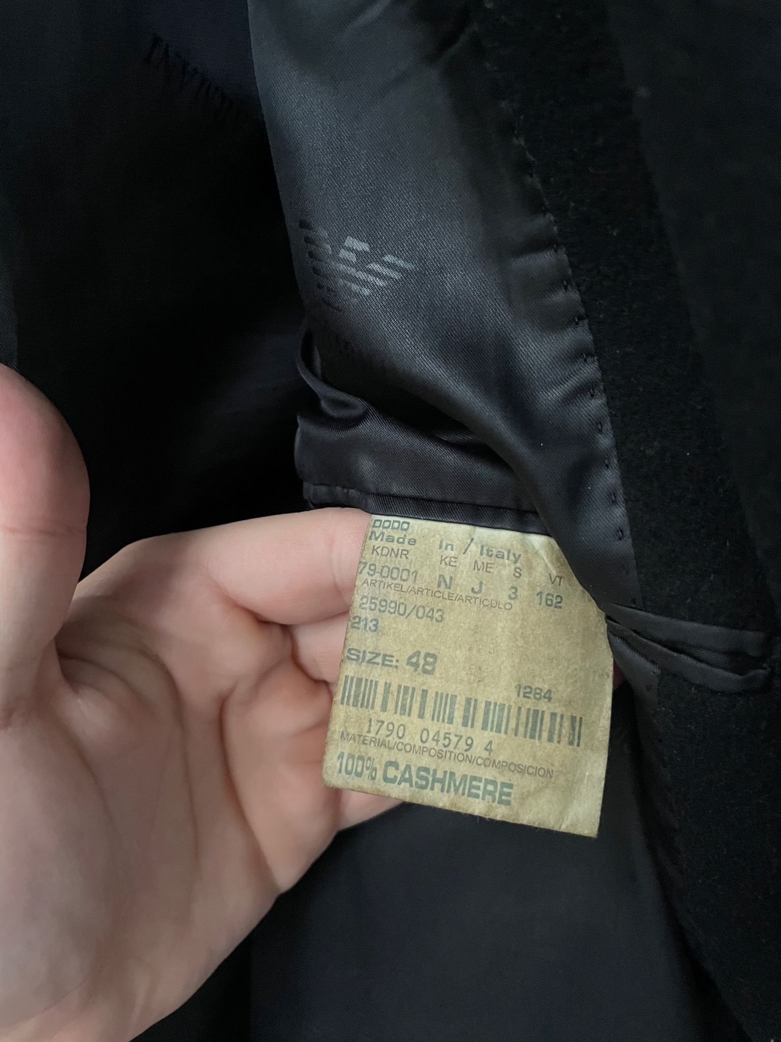 Giorgio Armani 100% кашемир, миниатюра 3