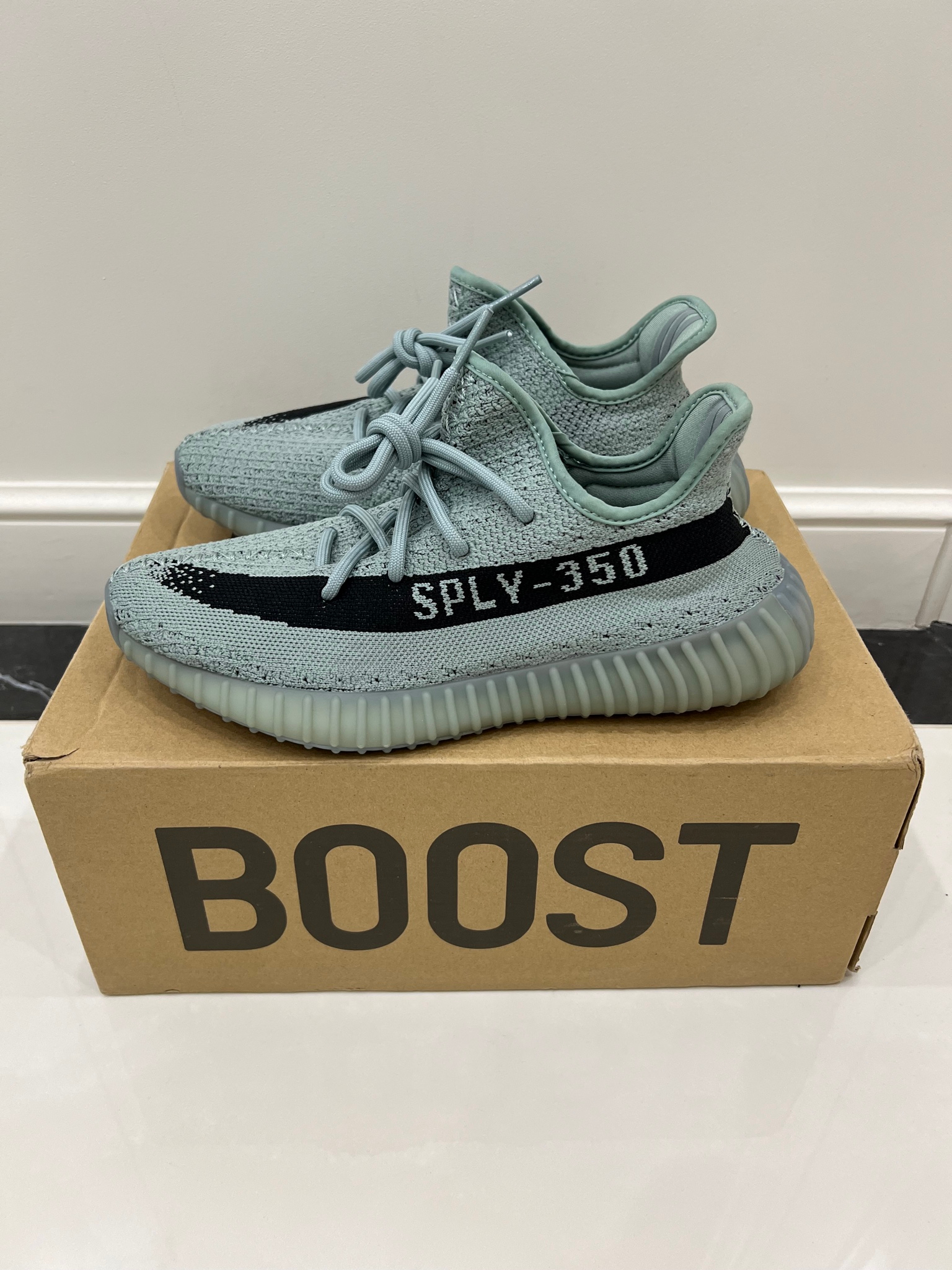 adidas Yeezy 350 V2 Salt Core Black, миниатюра 1