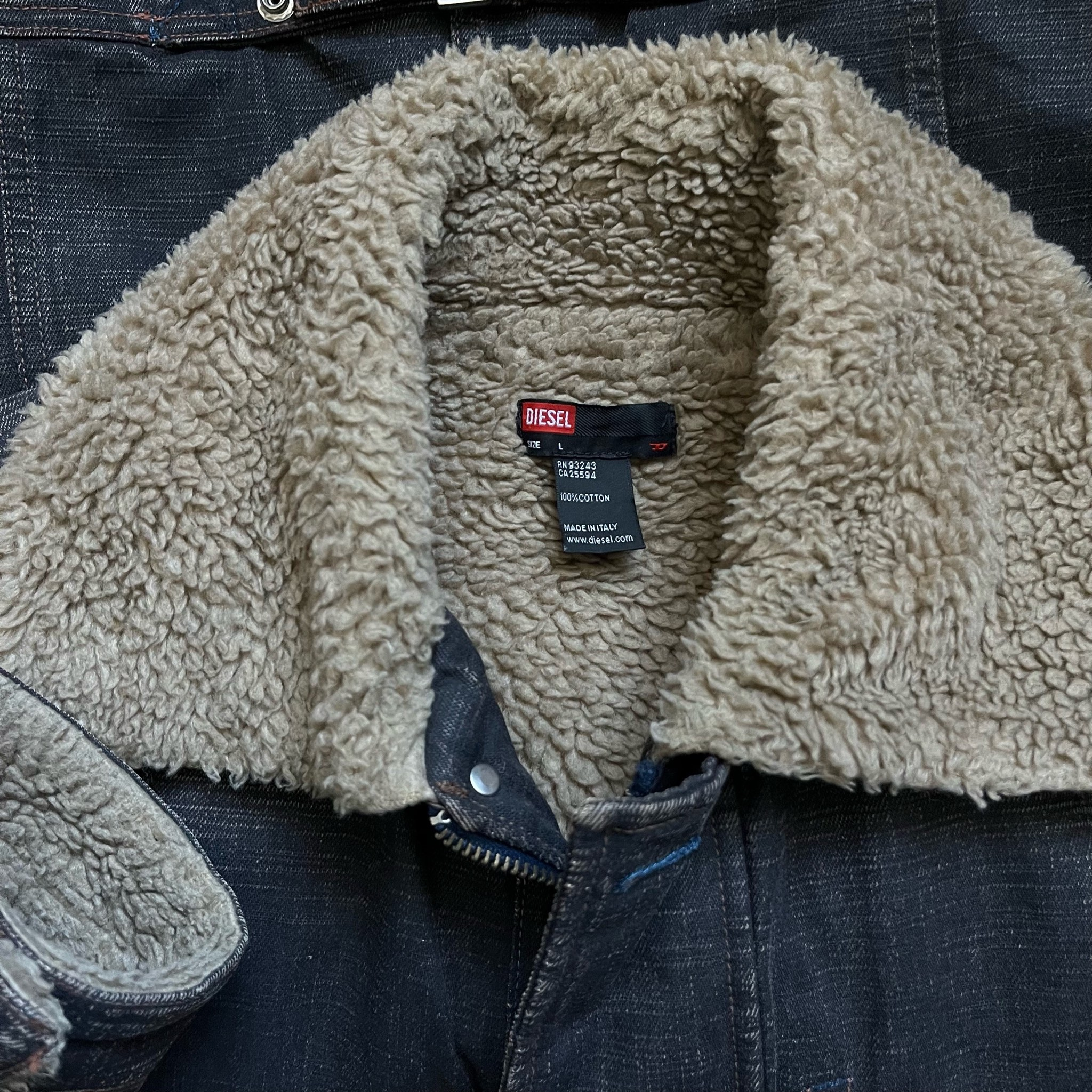 Diesel Italy Waxed Sherpa Jacket, миниатюра 3