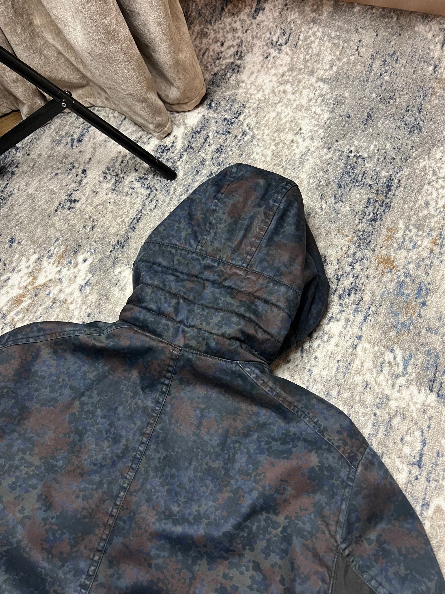 Stone Island Raso Gommato Camo Print-OVD jacket, миниатюра 2