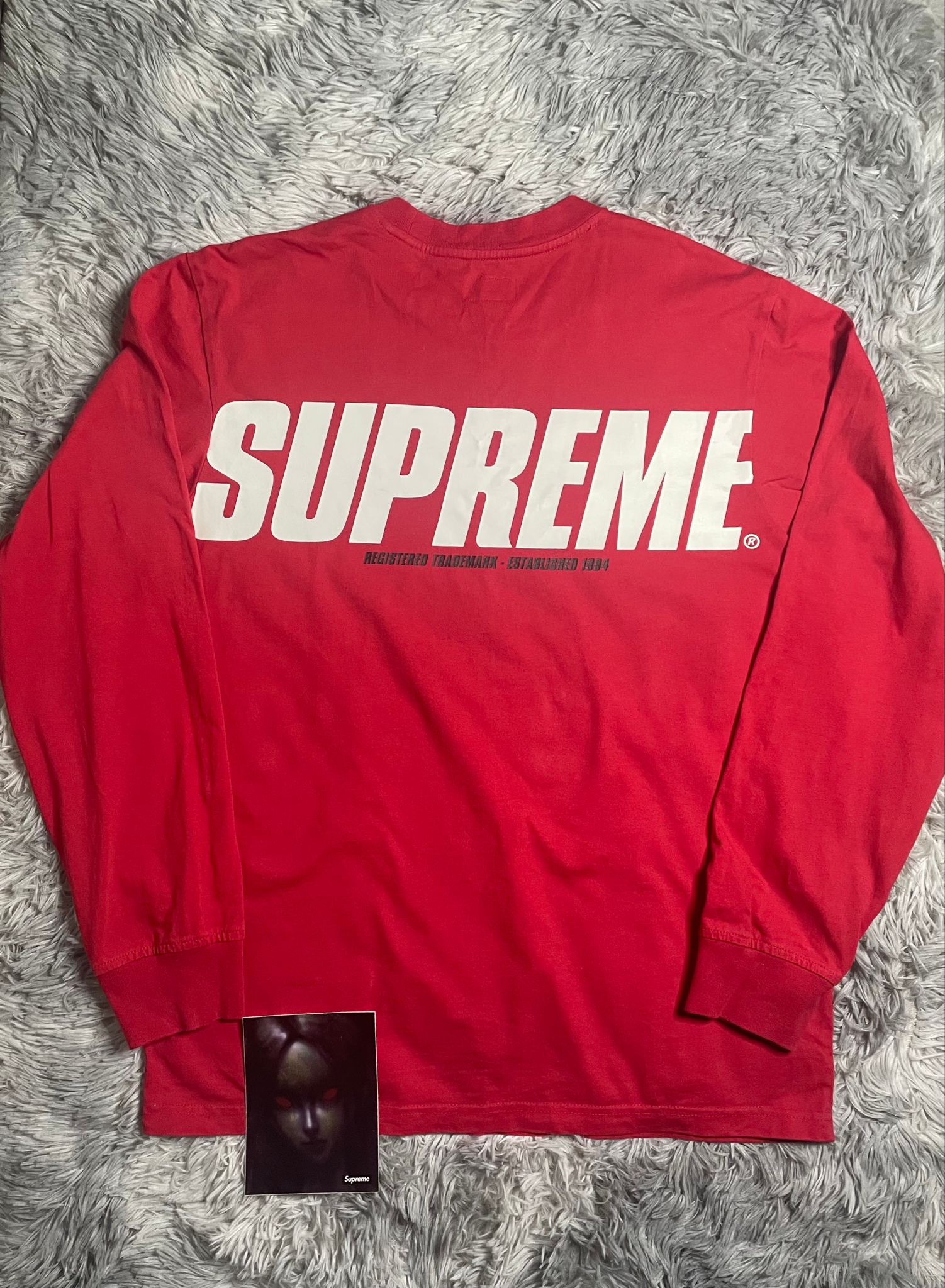 Supreme Trademark L/S Top, миниатюра 1