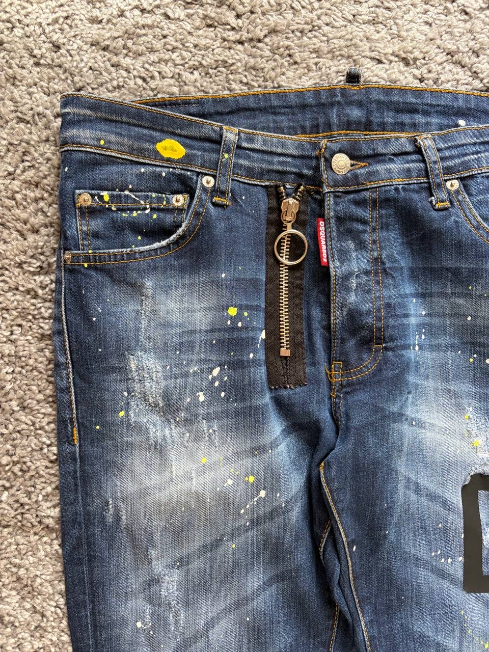 Dsquared2 Full Distressed Slim Jeans, миниатюра 4
