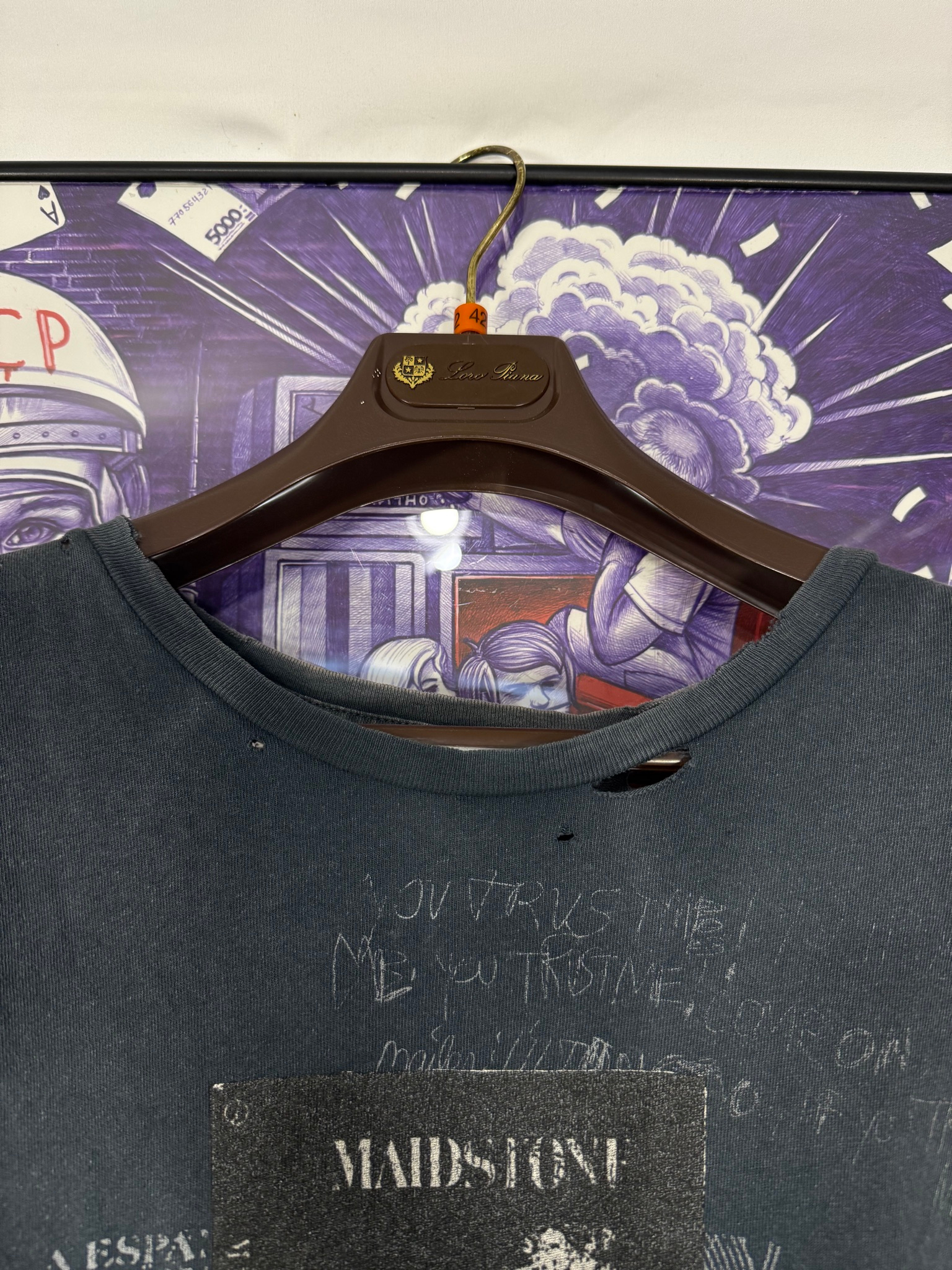 Paly Hollywood Maidstone Distressed T-shirt, миниатюра 5