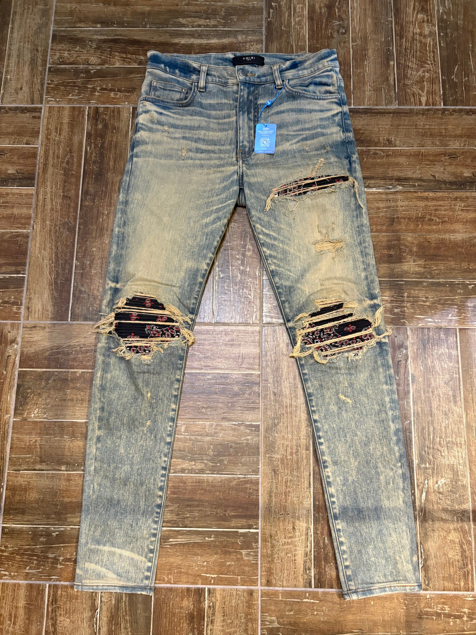 Amiri MX1 Plaid Repair, миниатюра 1