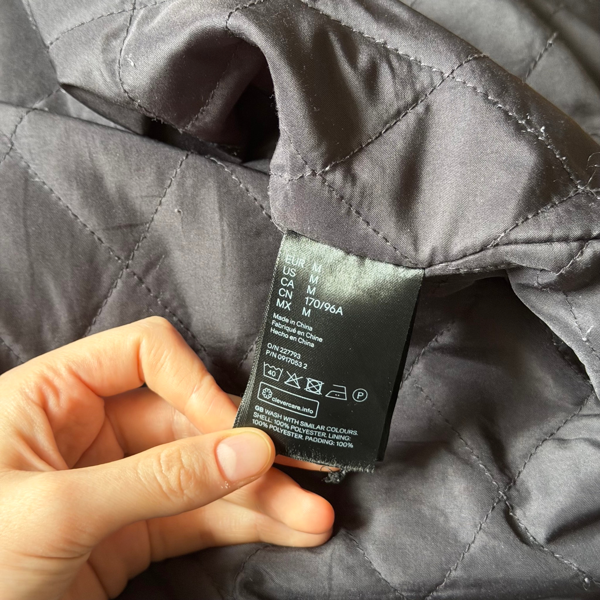 Kangol H&M Lined Button Up Jacket Shacket, миниатюра 4