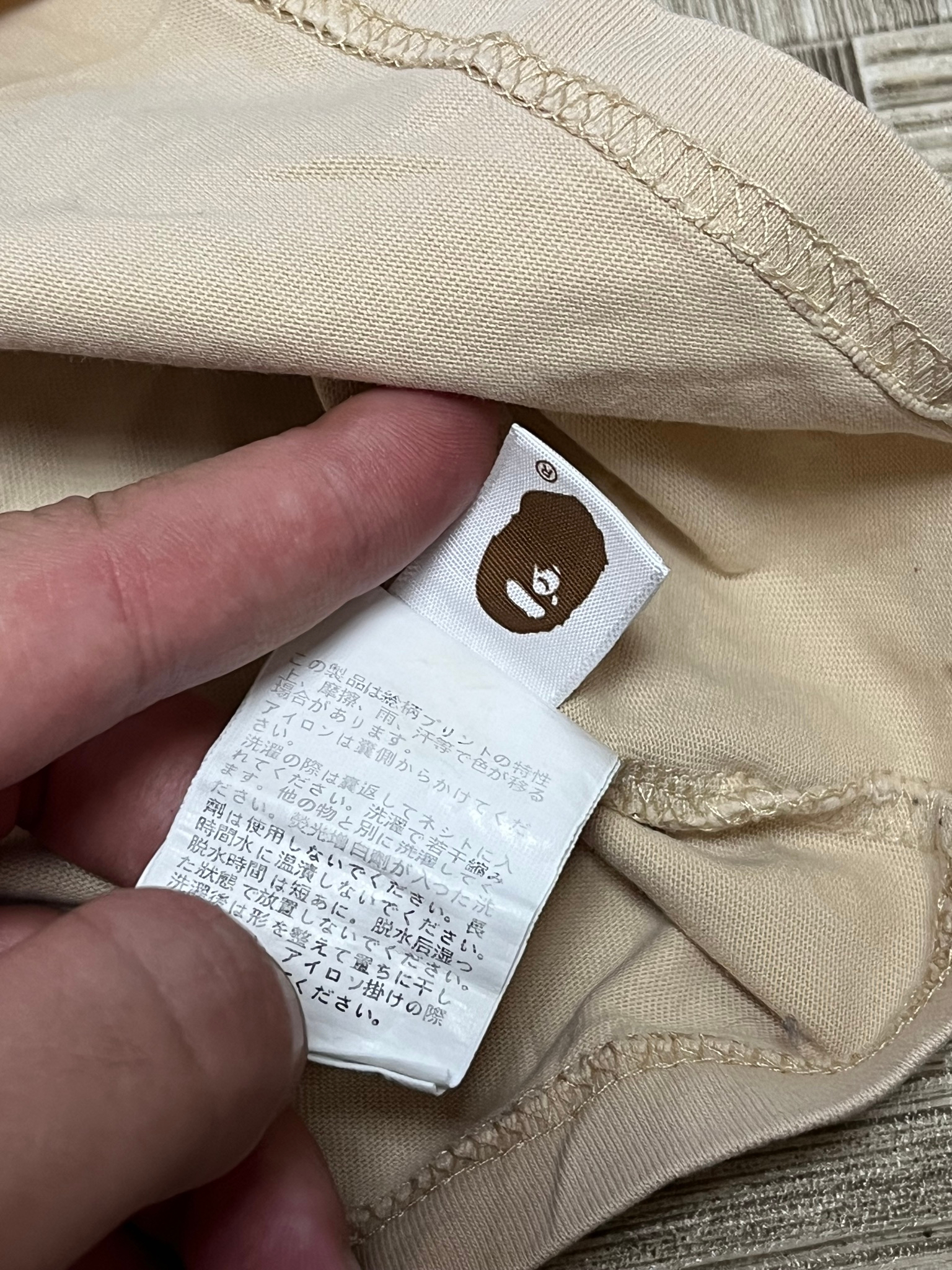 A Bathing Ape Double big logo tee, миниатюра 8