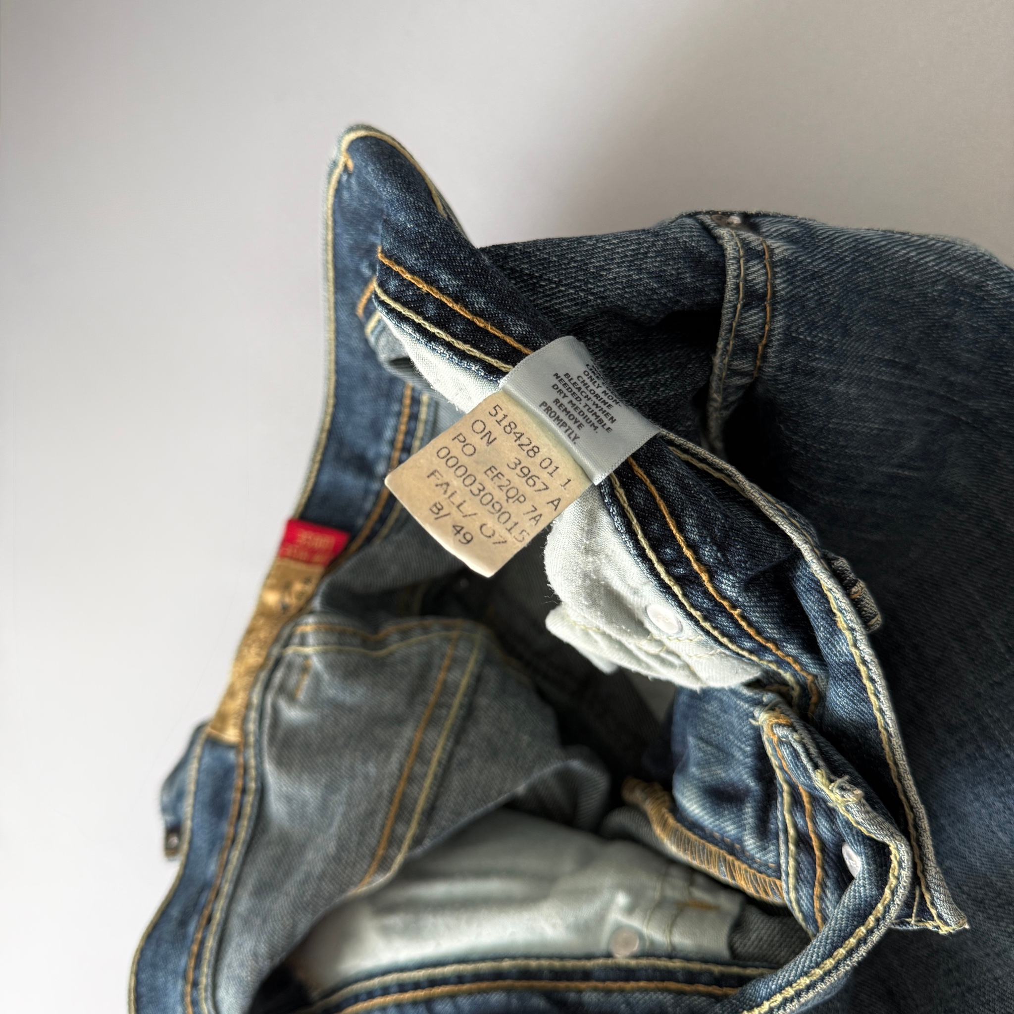 Old Navy 2007 Vintage Mexico Made Loose Fit Jeans, миниатюра 8