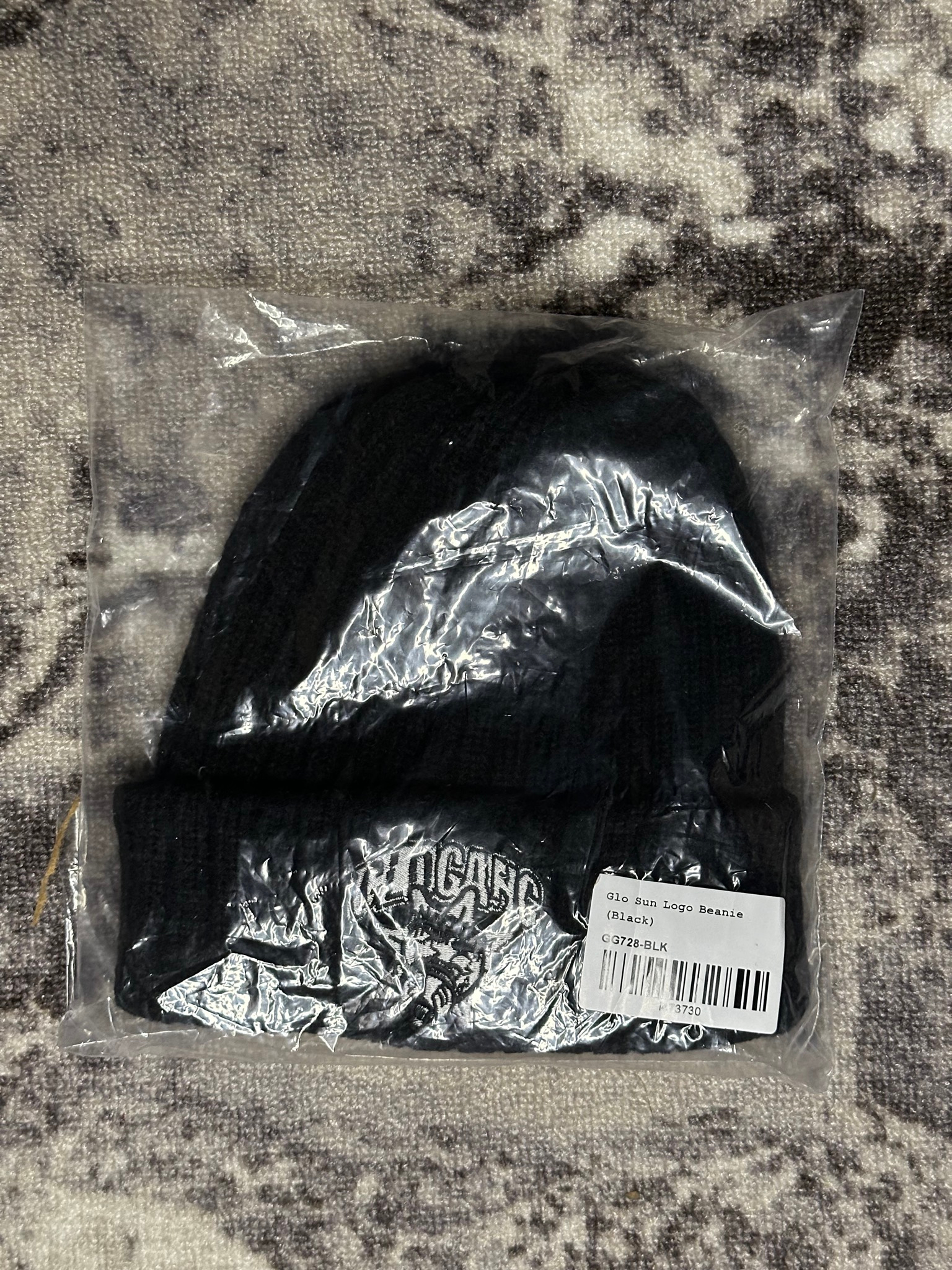 Glo Gang Glo Sun Logo Beanie Black, миниатюра 4