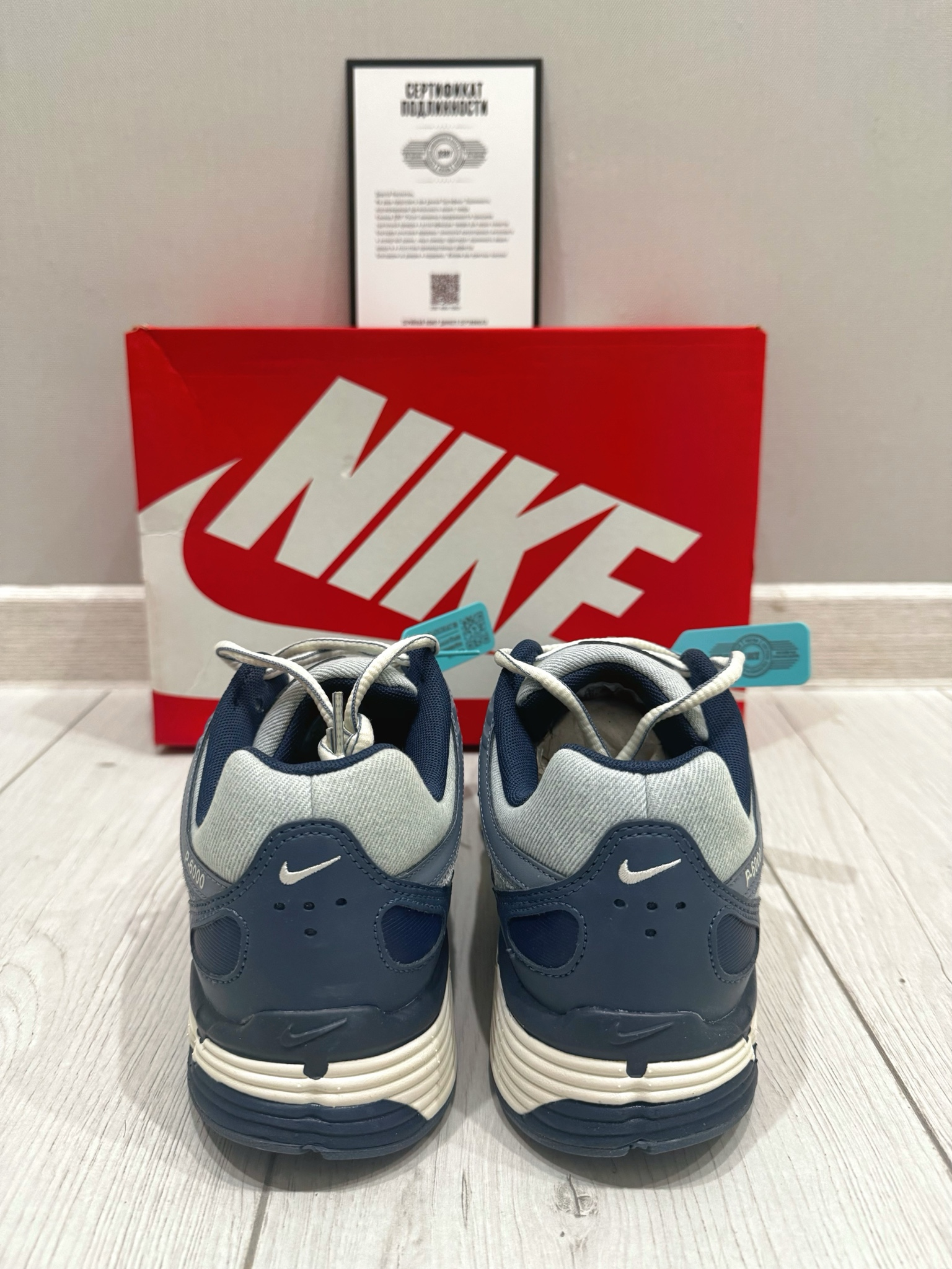 Nike P-6000 SE Worn Blue Denim, миниатюра 2
