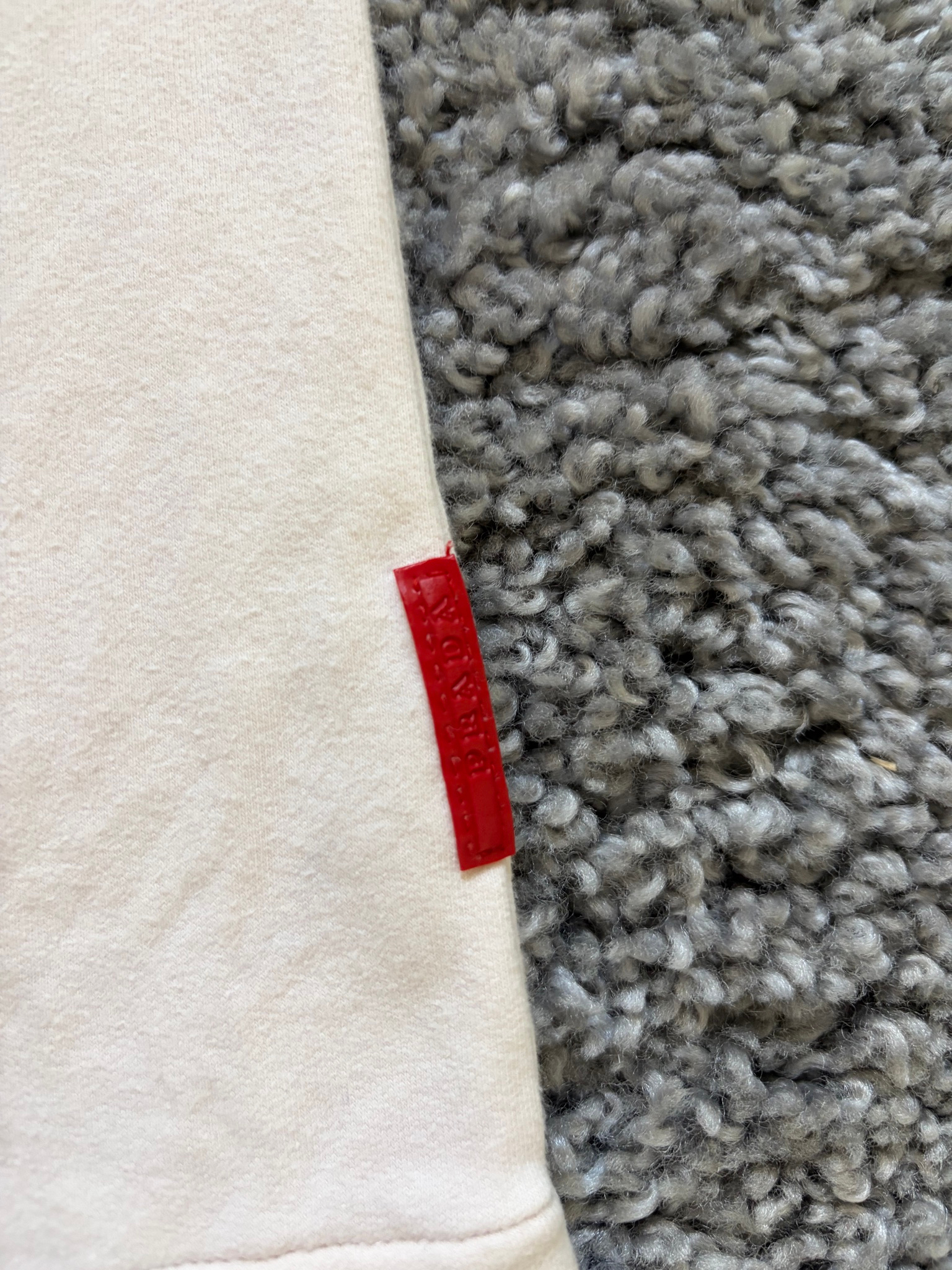 Prada Red tab straight sweat pants, миниатюра 8