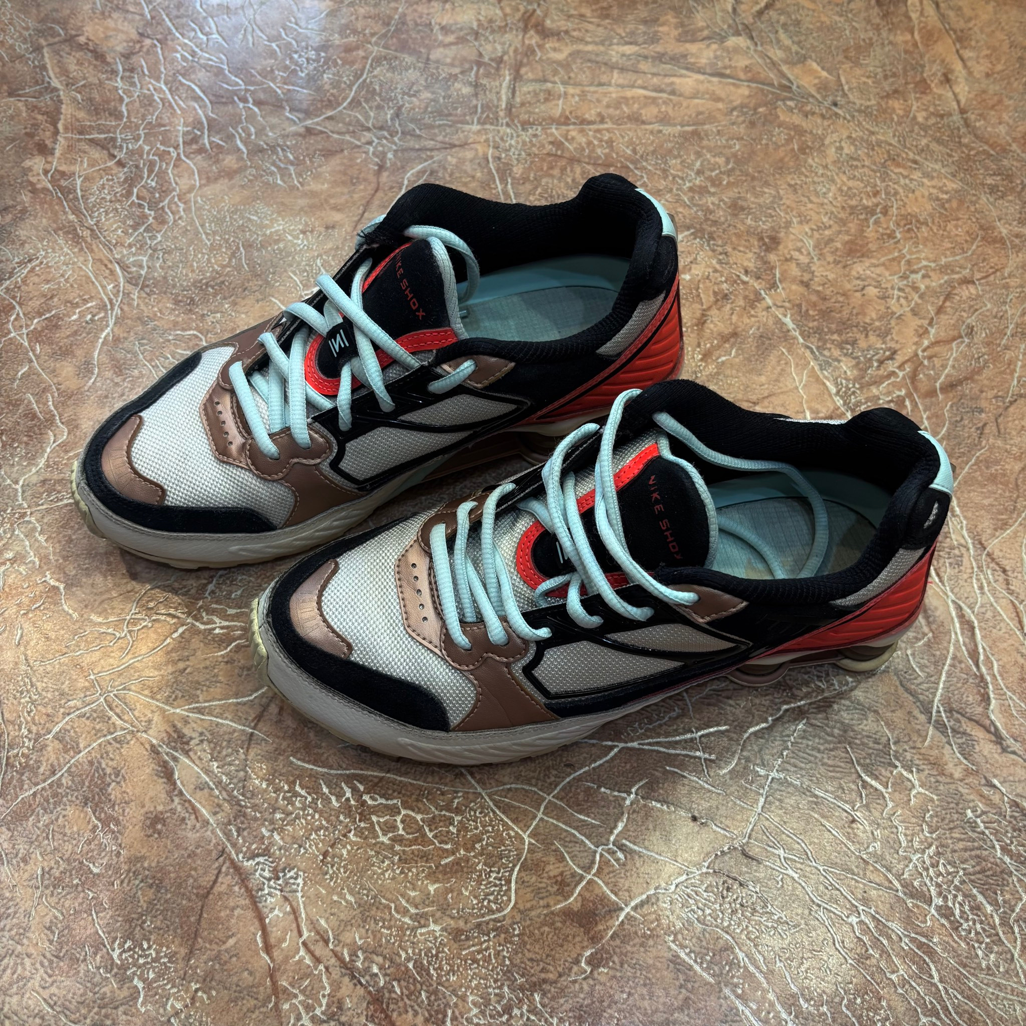 Nike Shox Enigma Sail Metallic Red Bronze, миниатюра 3