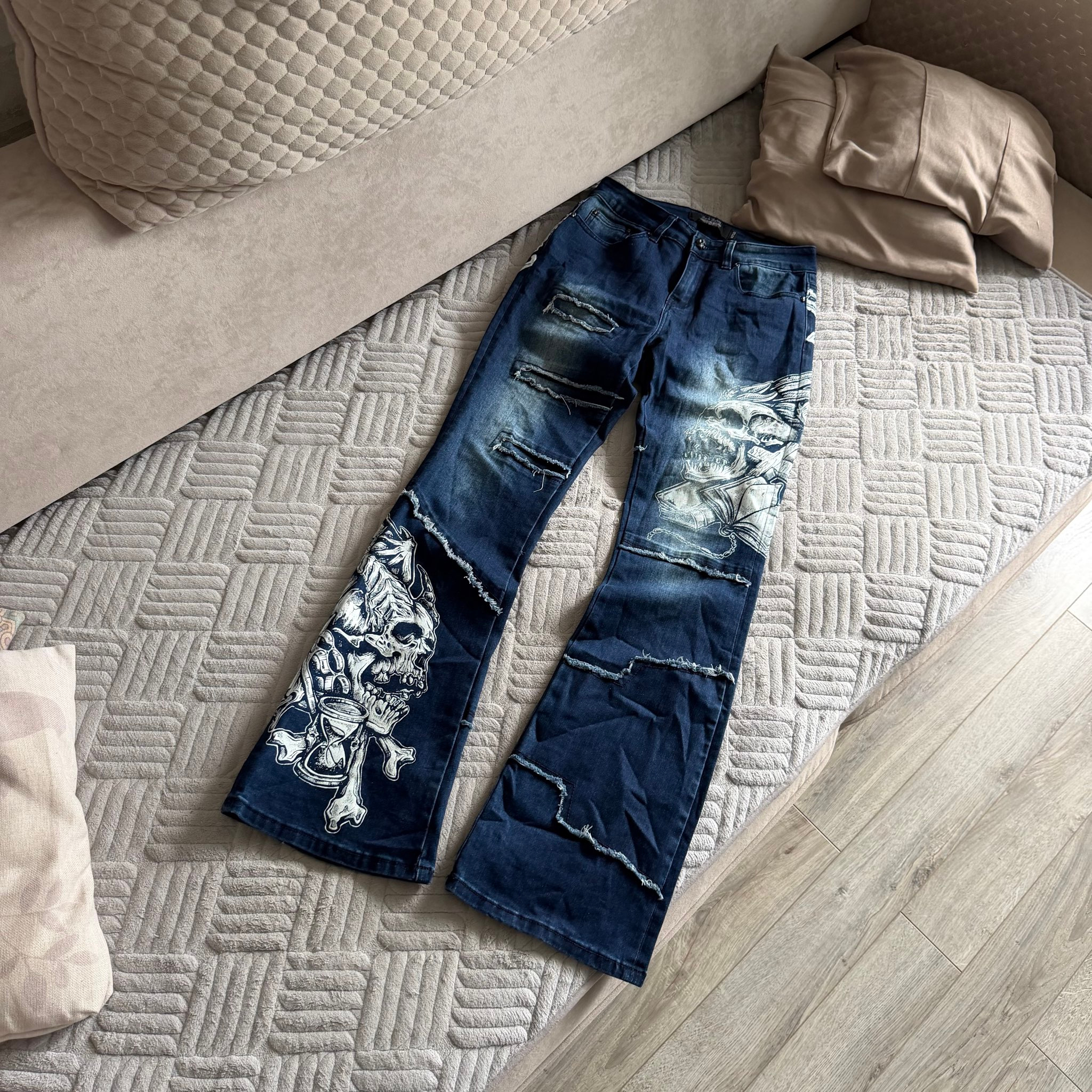 Rock Rebel Y2k Jeans Bootcut, миниатюра 1