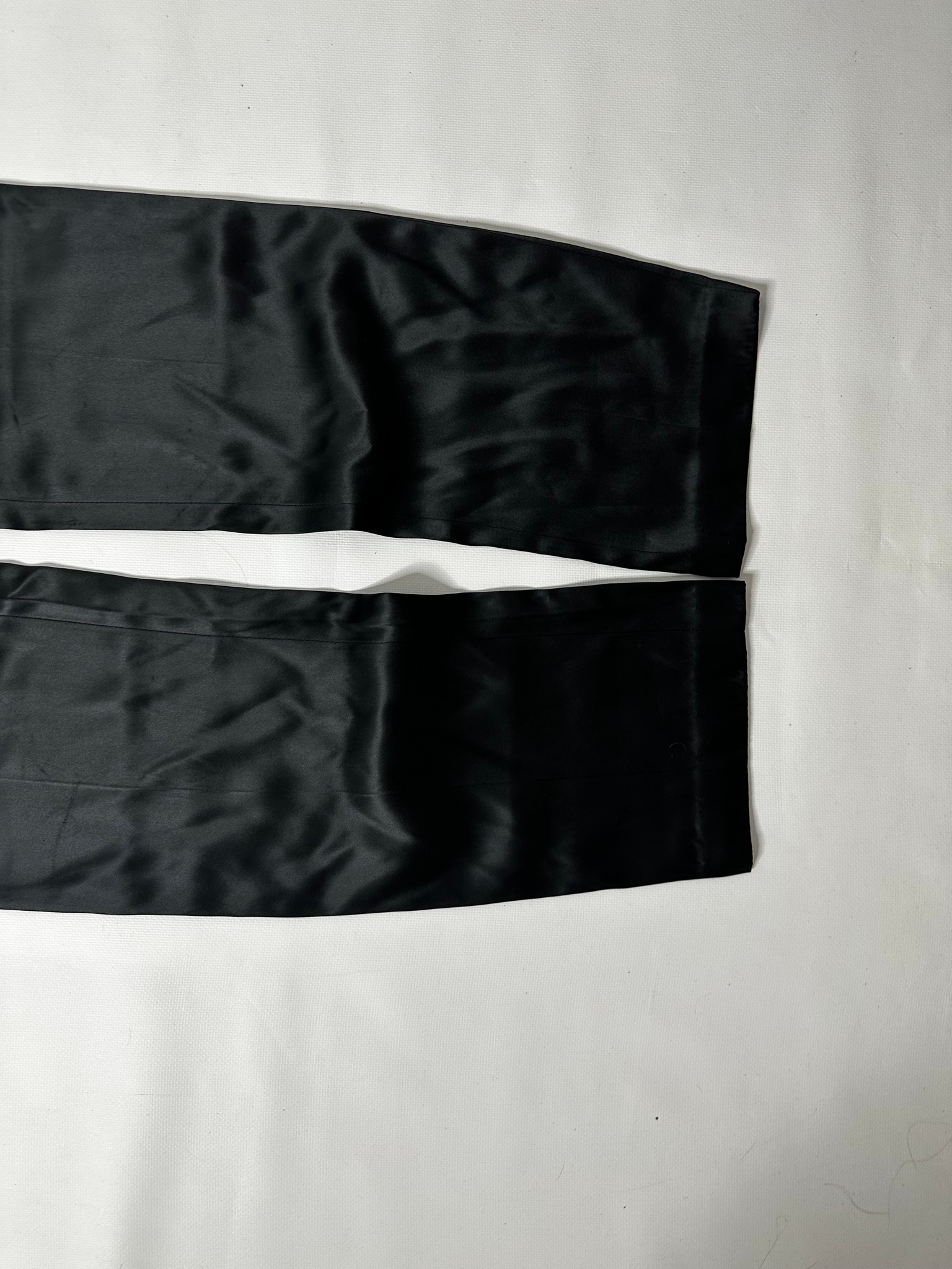 Dolce & Gabbana Vintage Satin black trousers, миниатюра 4