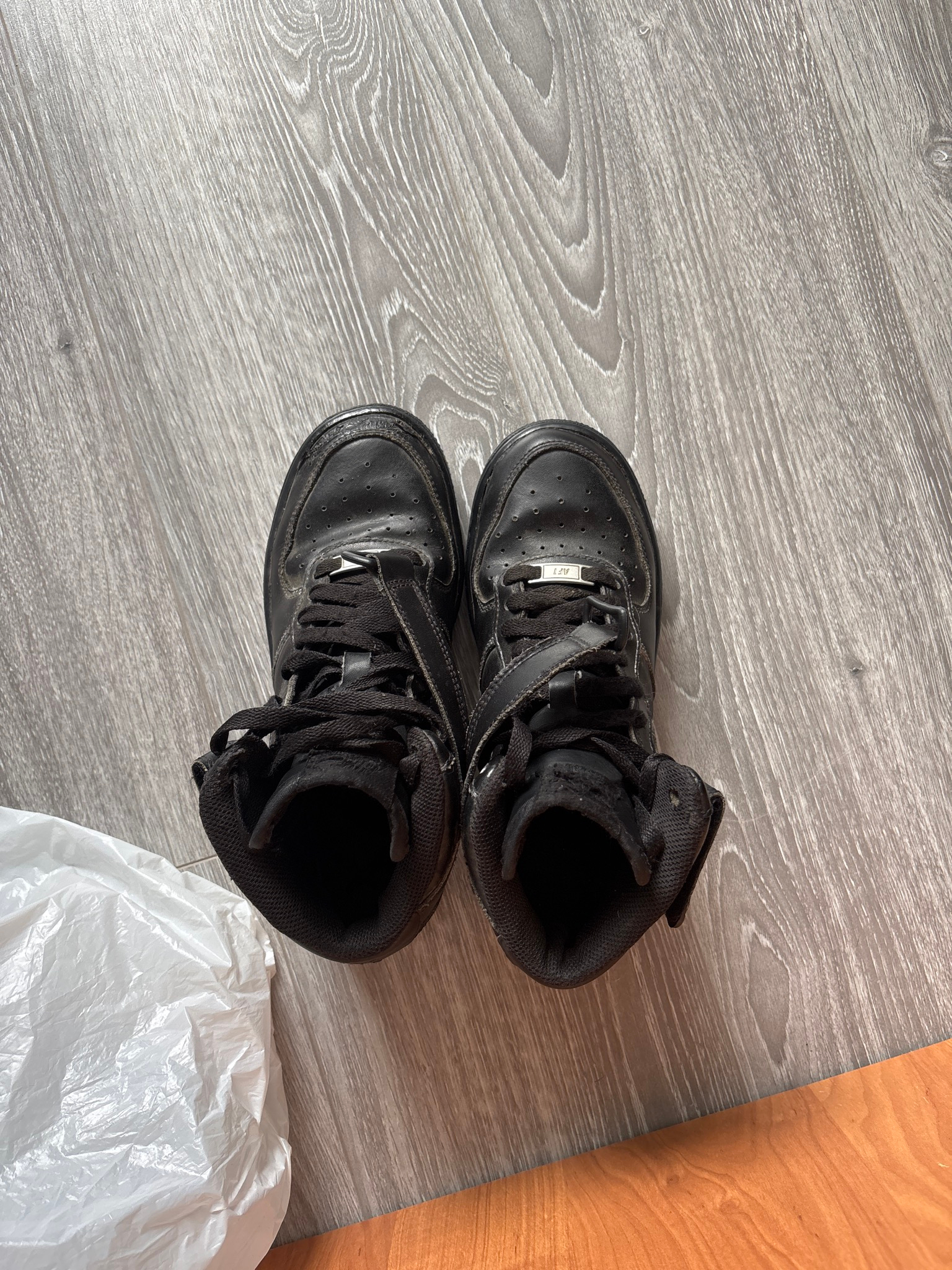 Nike Air Force 1 Mid Black, миниатюра 3