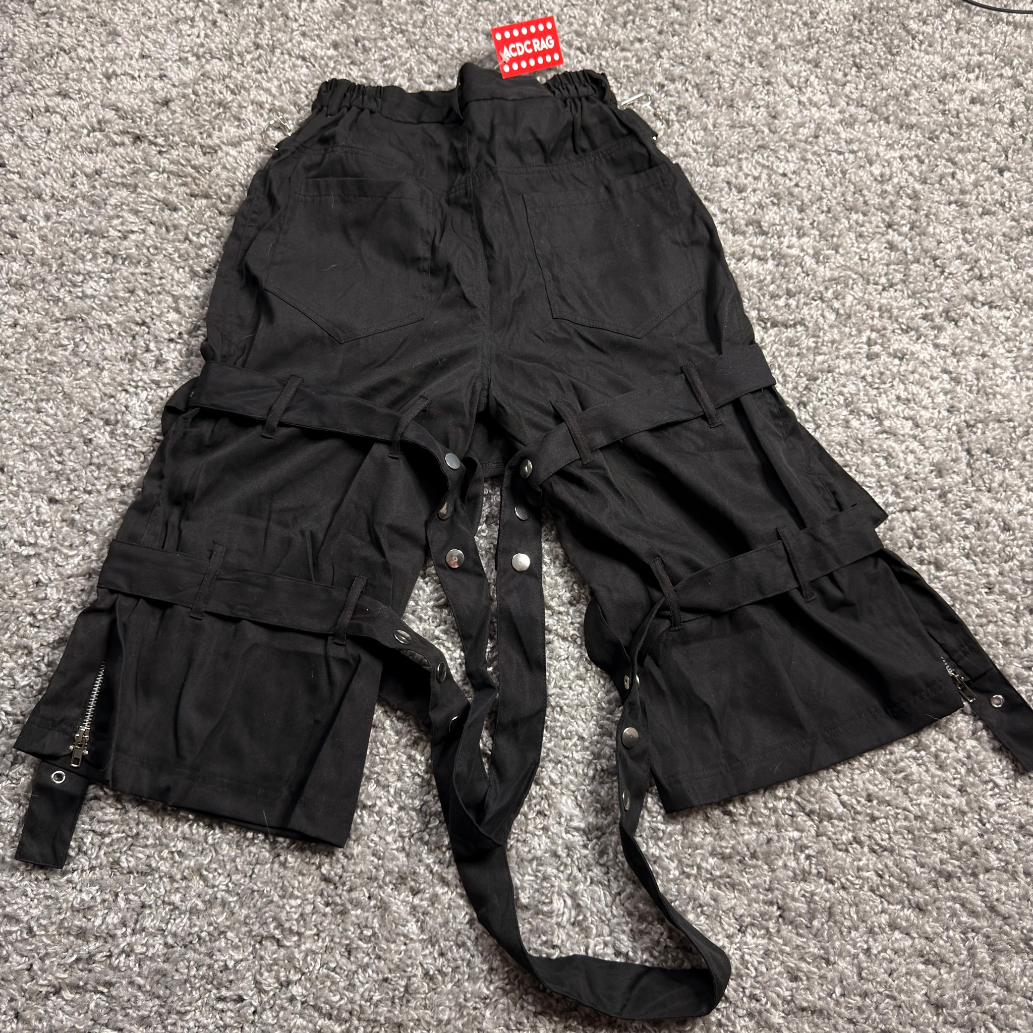 ACDC RAG SHORTENED BONDAGE PANTS, миниатюра 6