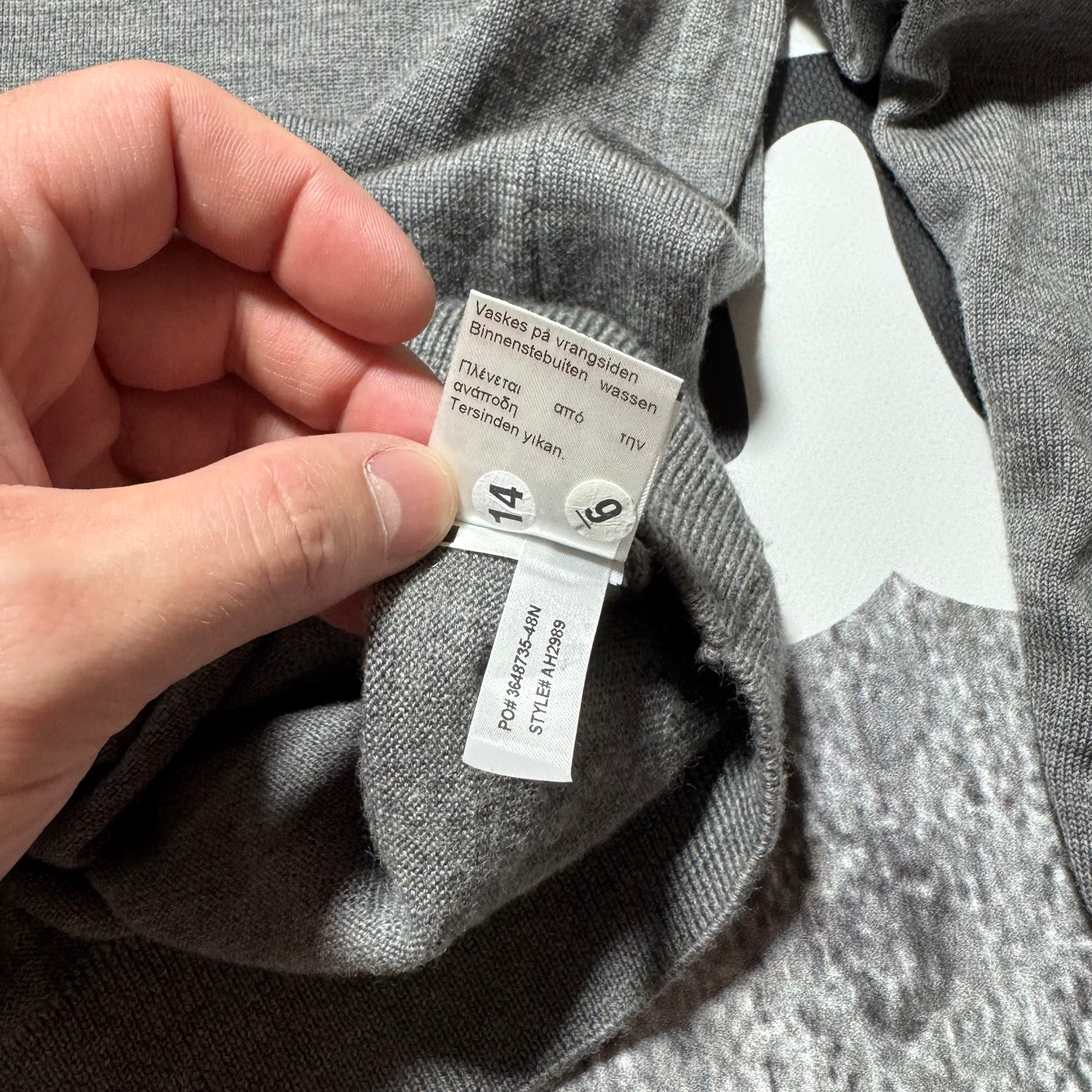 Lacoste 1/4 zip Pure New Wool Sweater, миниатюра 8
