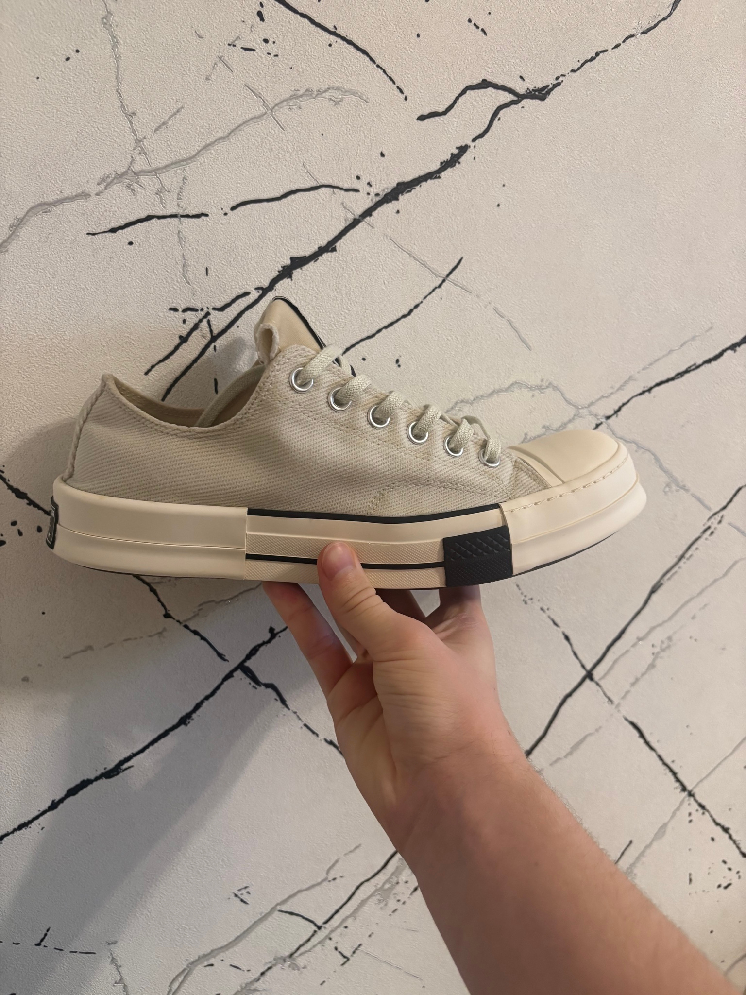 Rick owens x Converse drkshdw low, миниатюра 4