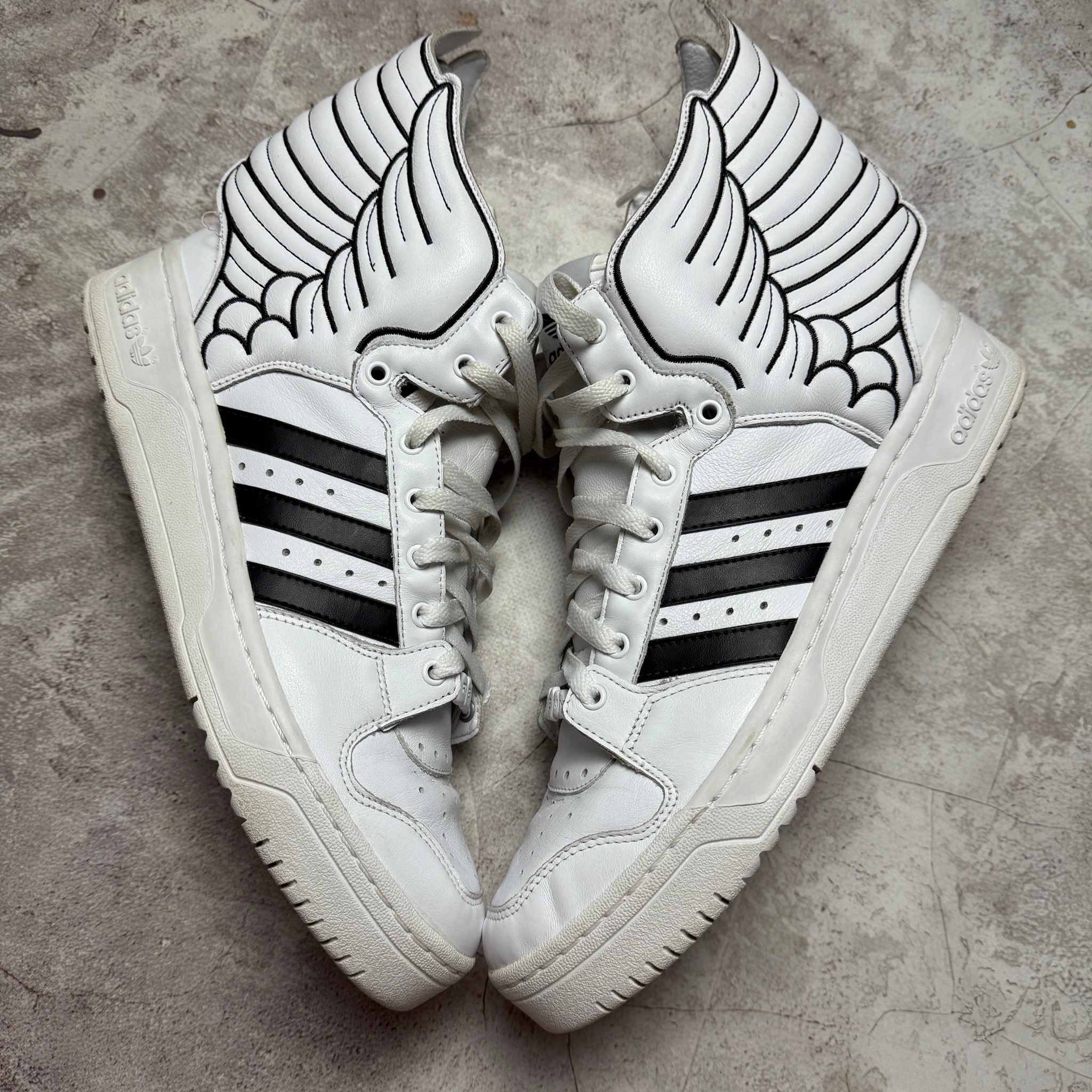 Adidas x Jeremy Scott Wings 2.0 White Black, миниатюра 4
