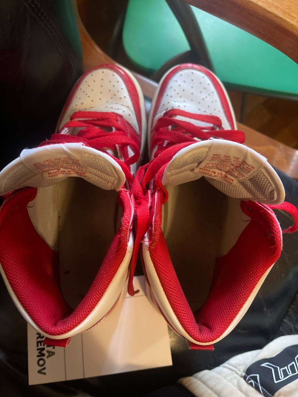 Nike dunk high red dunk high red, миниатюра 3