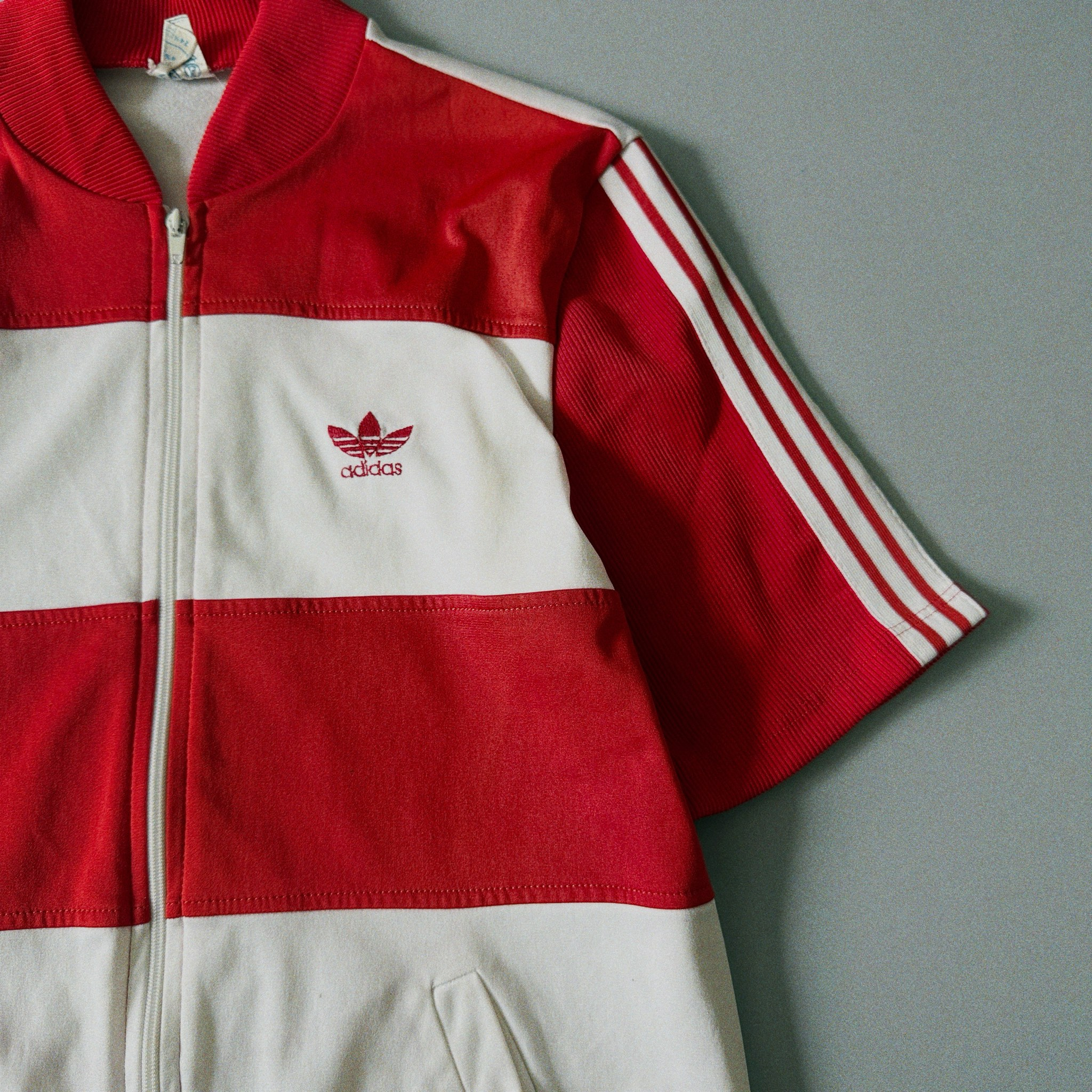 Adidas 1970s Vintage ADIDAS CISA. CERDISA A.S.MONACO SHORT SLEEVE JACKET, миниатюра 3