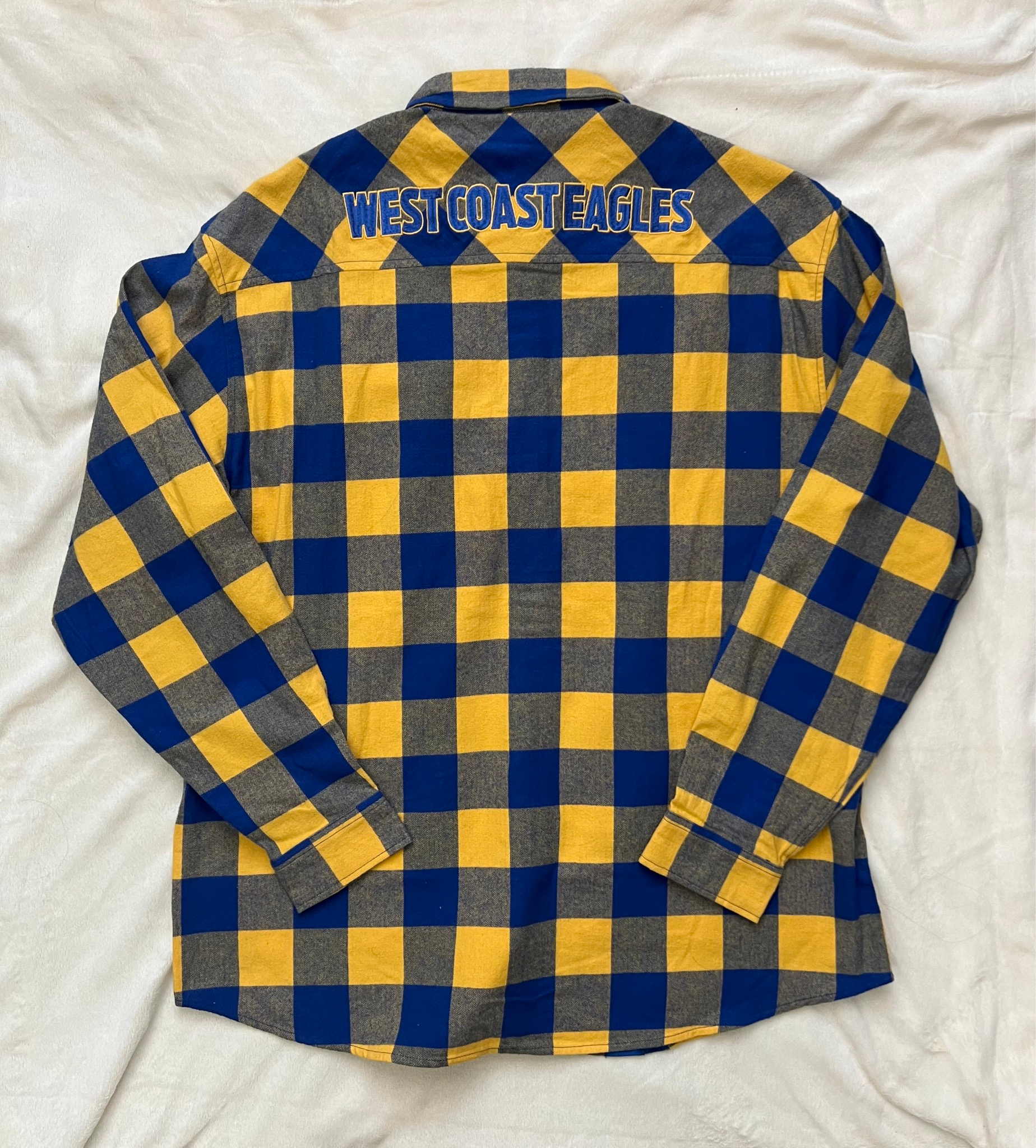 AFL West Coast Eagles Flannel Shirt, миниатюра 2