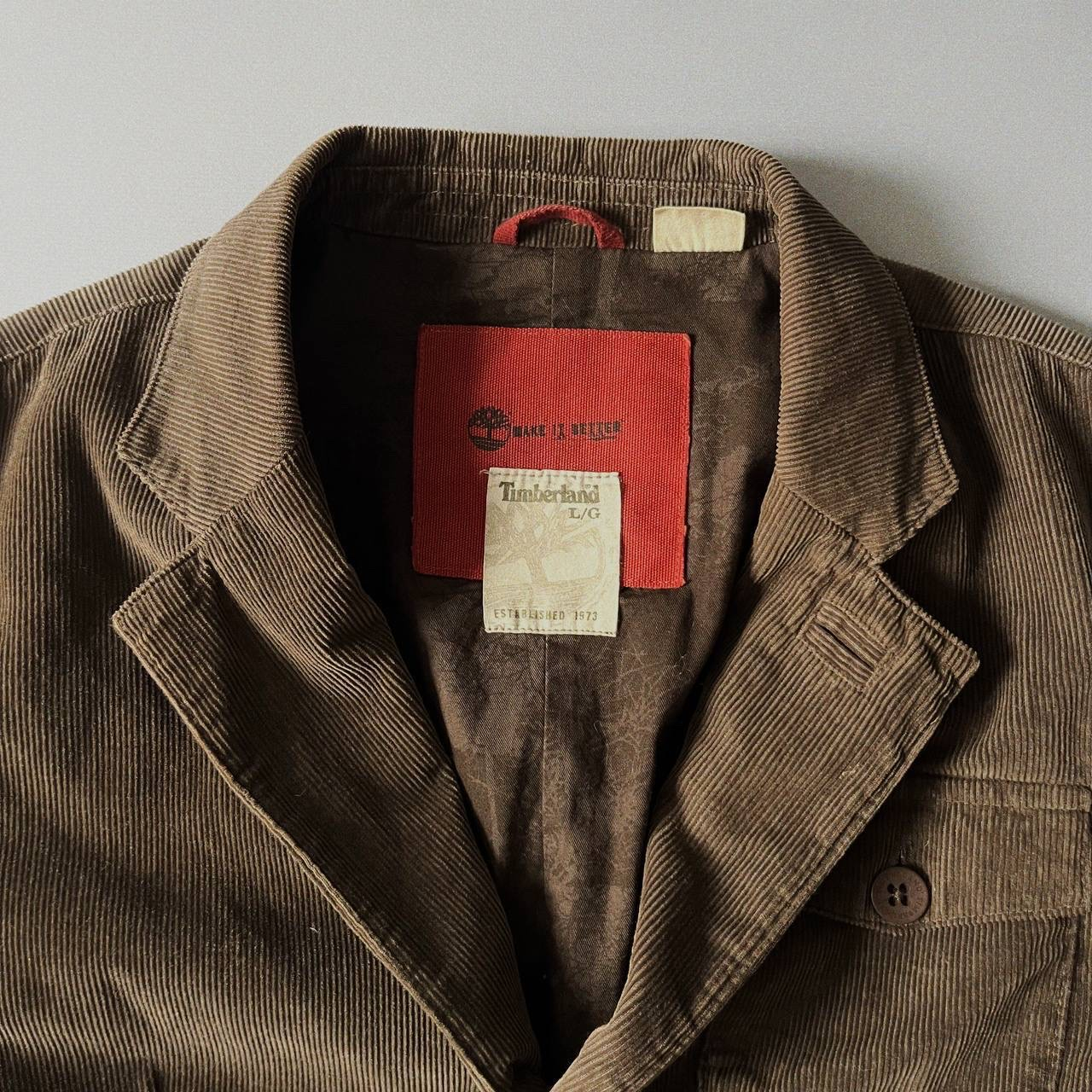 Timberland 1990-00s Vintage Timberland Corduroy Blazer, миниатюра 6