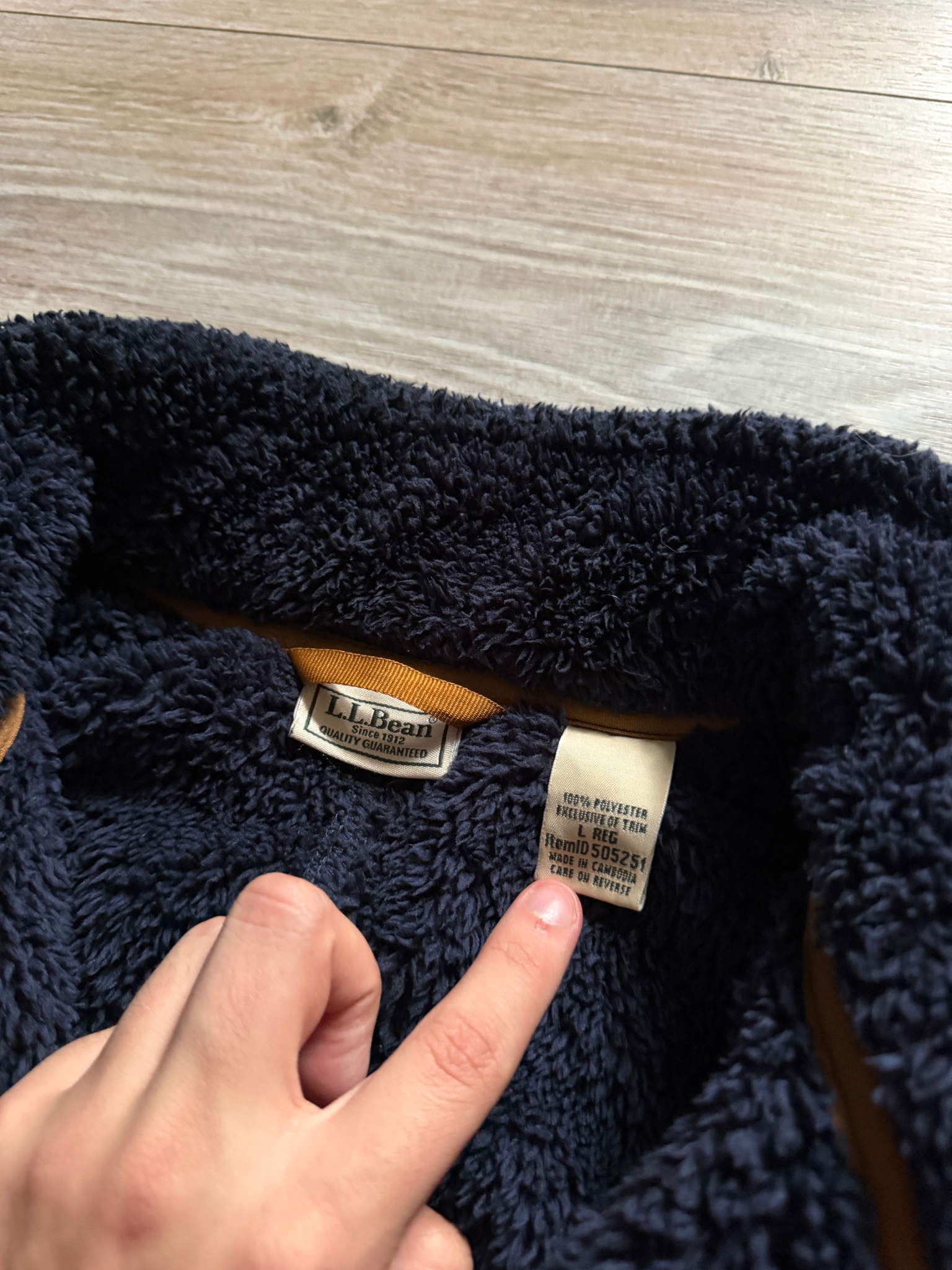 L.L.Bean Montain Pile Fleece Jacket Sherpa, миниатюра 8