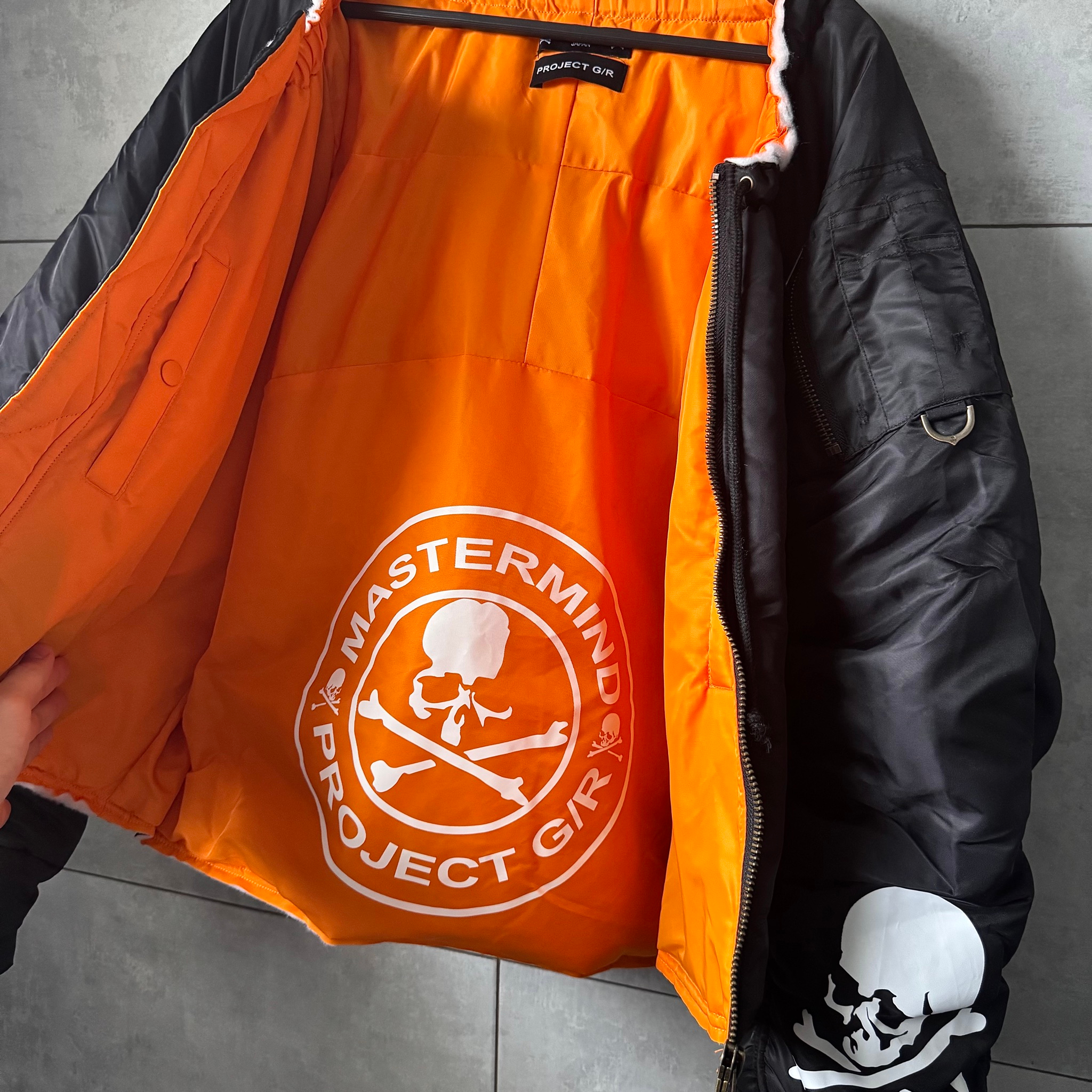 Grailz project x Mastermind Reworked oversized bomber, миниатюра 6