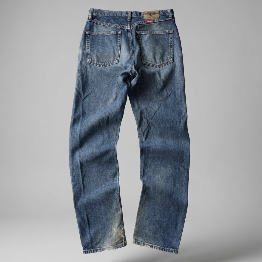 Wrangler 2000s vtg thrash jeans, миниатюра 2