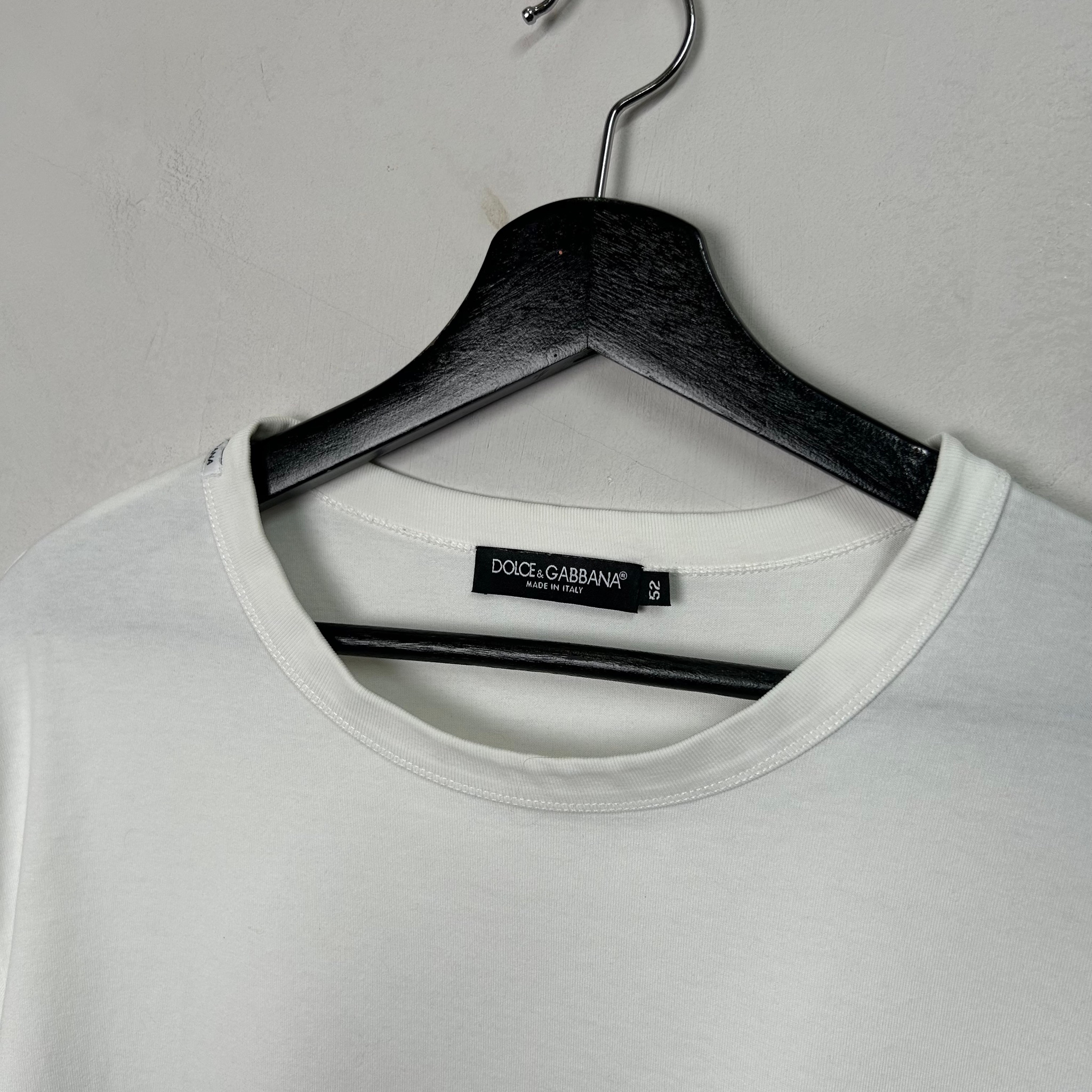 Dolce & Gabbana Embroidery Shine Logo T-Shirt, миниатюра 4