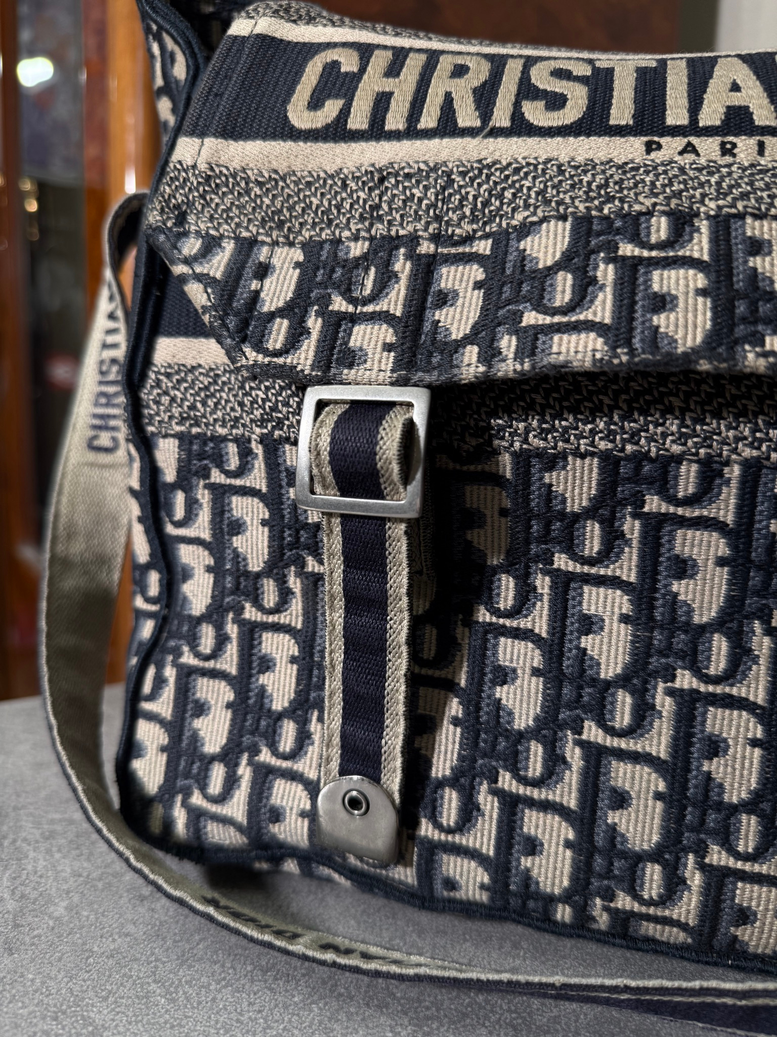 Christian Dior Diorcamp Oblique Canvas Messenger Bag, миниатюра 3