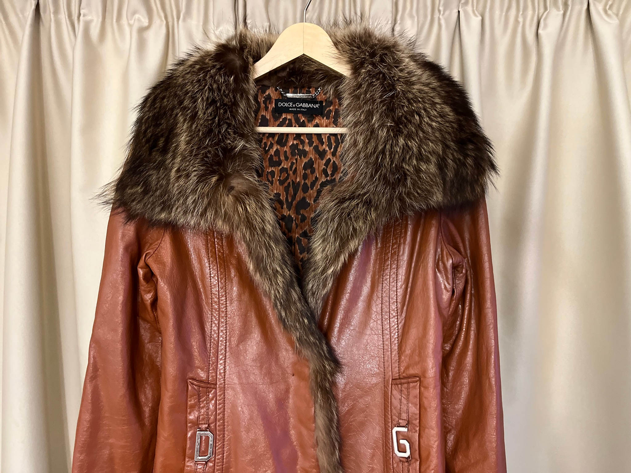 Dolce & Gabbana Fur/leather Jacket, миниатюра 10