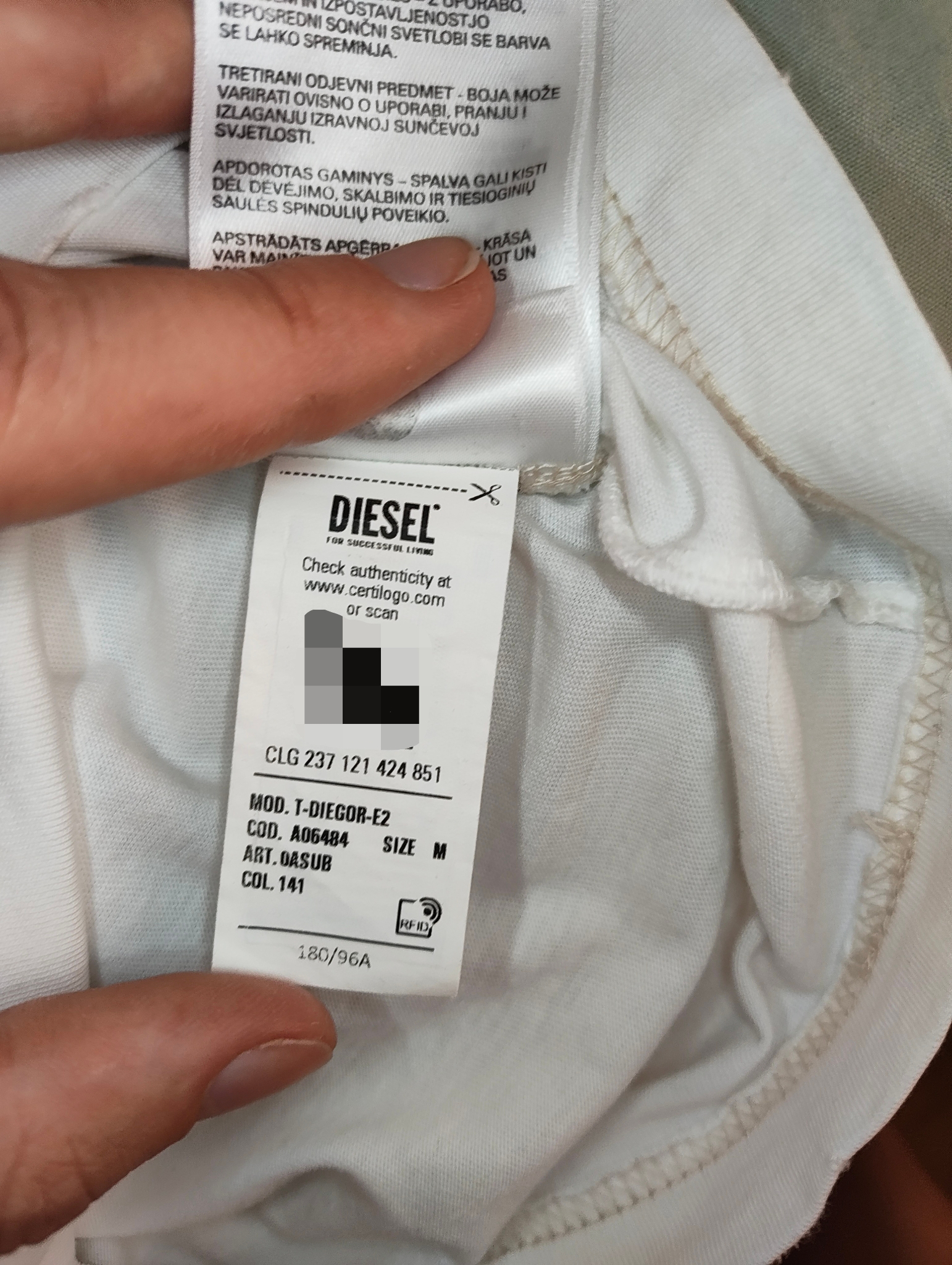 Diesel Футболка, миниатюра 6