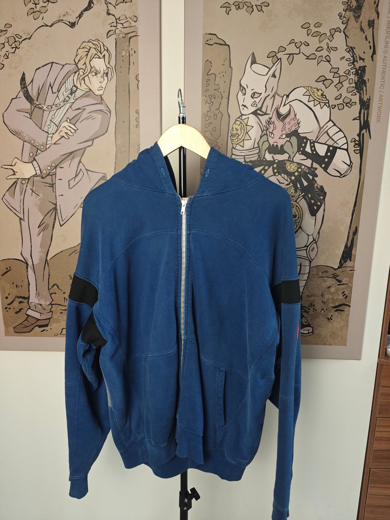 Cav Empt 19 AW PANEL ZIP HOODY, миниатюра 1