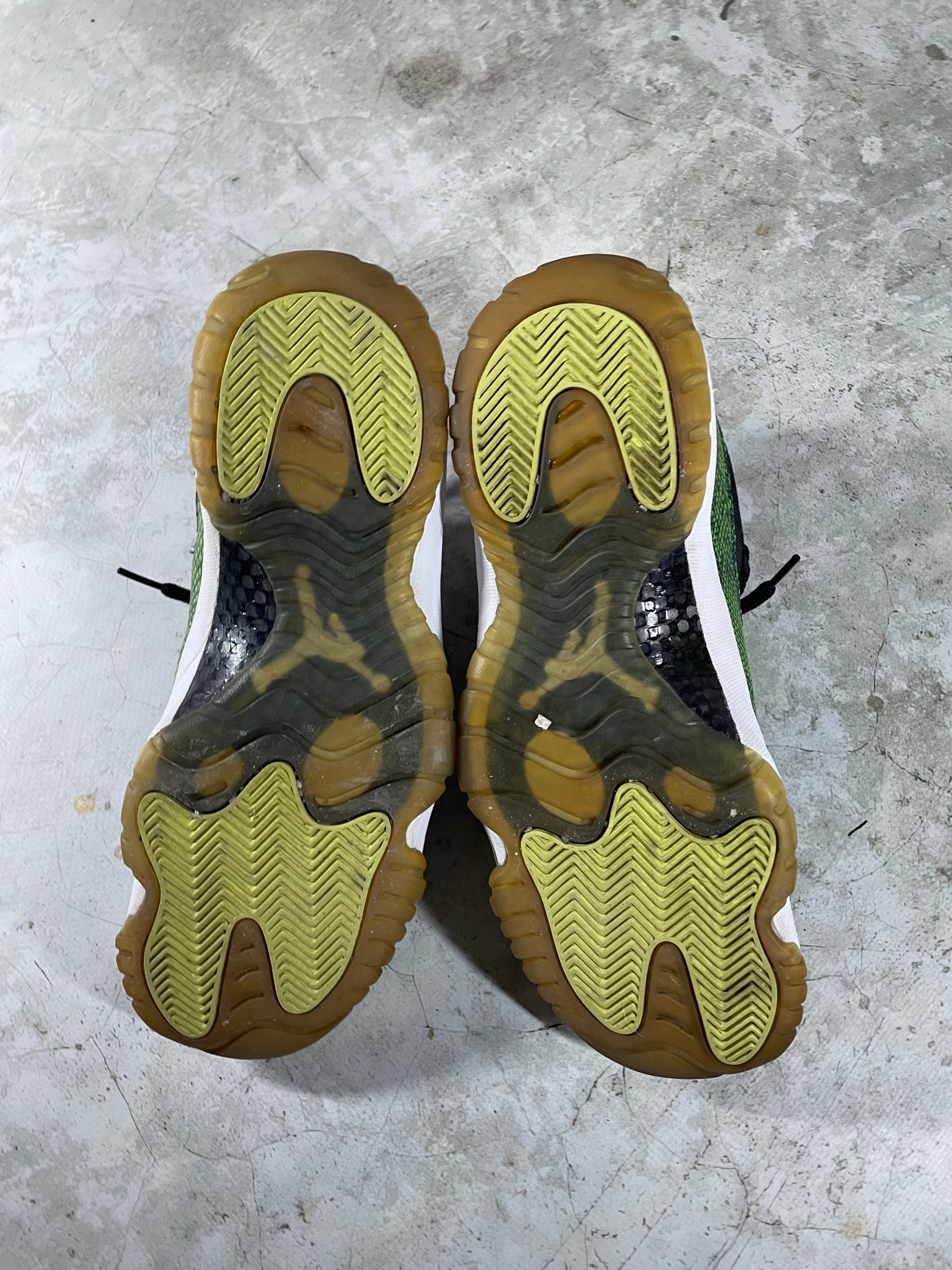 Nike  jordan 11 retro low green snakeskin, миниатюра 5