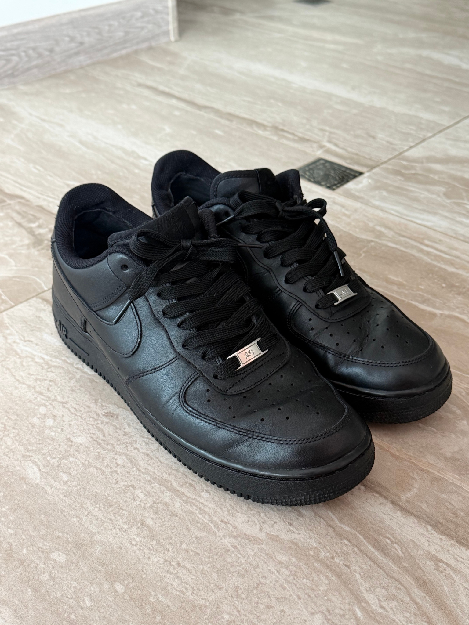 Nike Air Force 1 '07 black, миниатюра 1